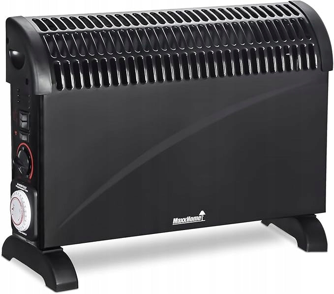 2000 W convector with 3 power levels: 750 W -1250 W - 2000 W.