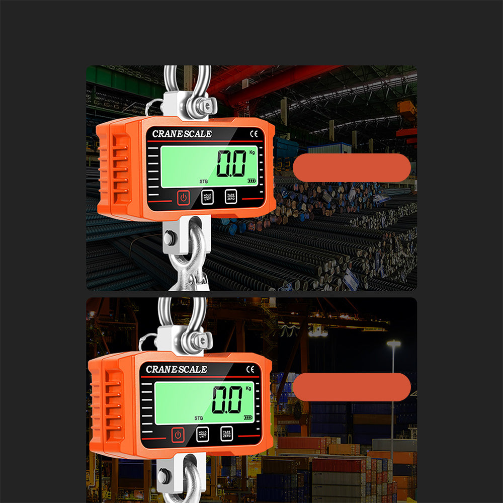 2000KG ELECTRONIC HANGING CRANE HOOK 2T STORAGE AGRICULTURAL SCALE Brand no brand