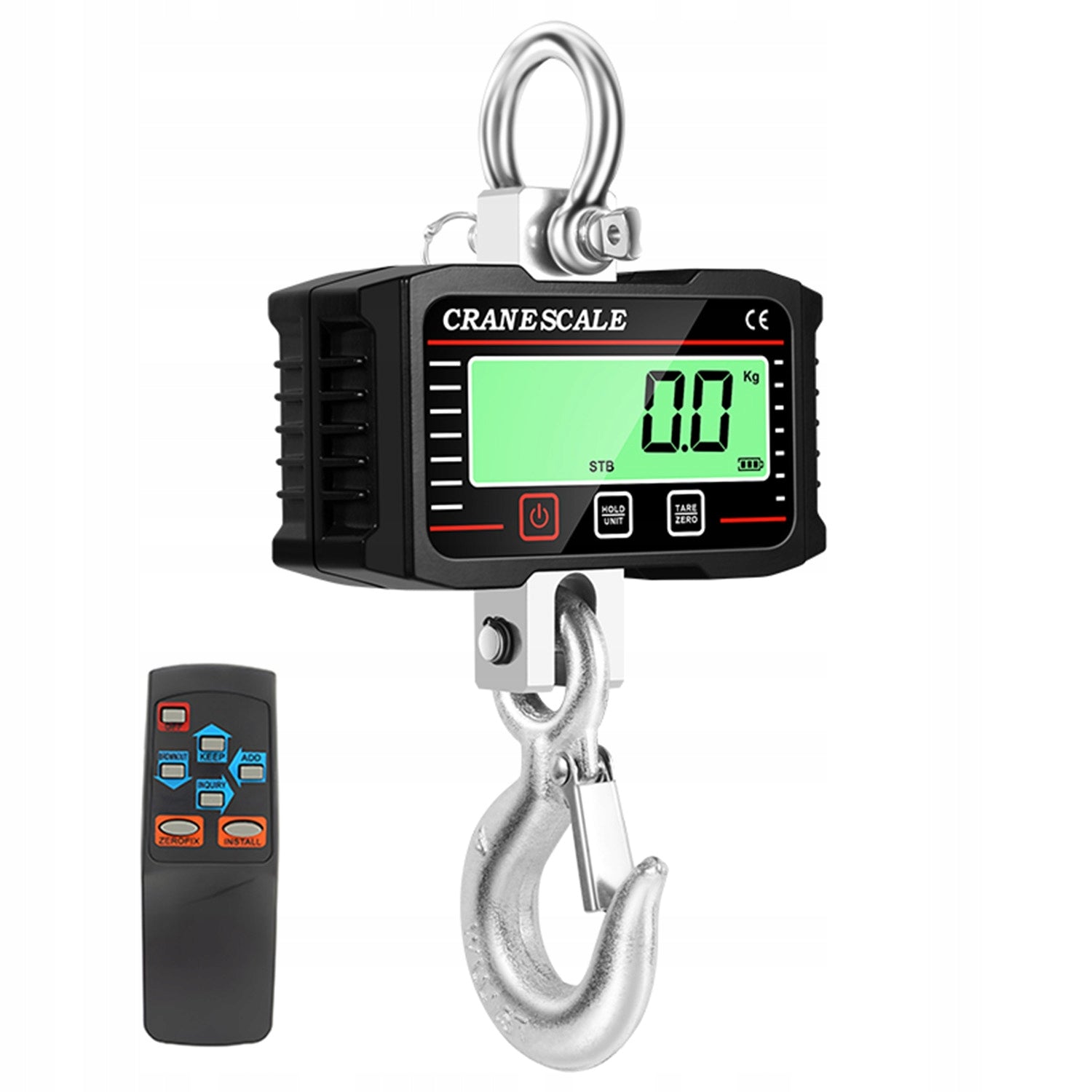 2000KG INDUSTRIAL ELECTRONIC WAREHOUSE CRANE HOOK SCALE 2T BATTERIES