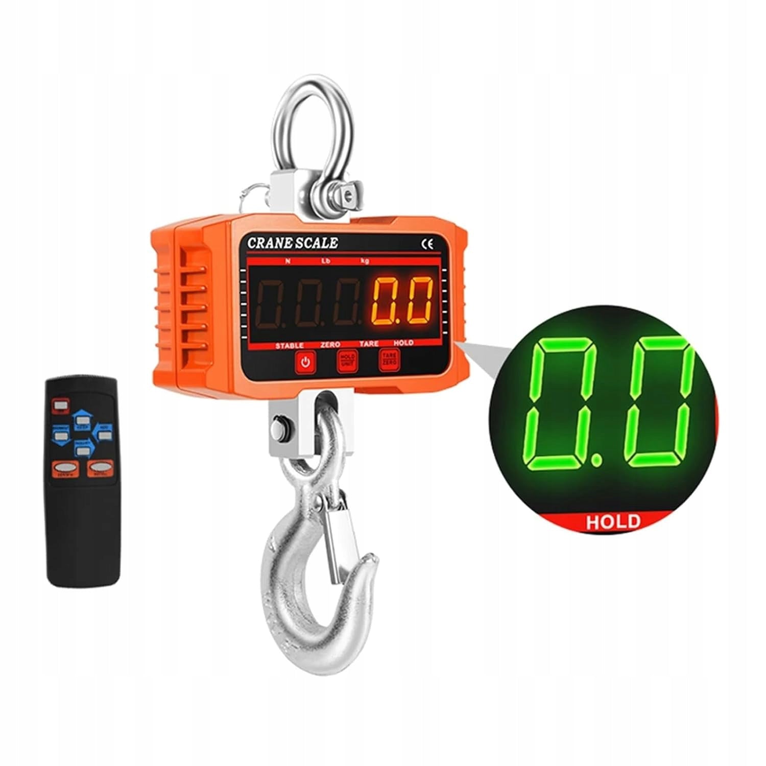 2000KG STORAGE SCALE HOOK electronic with remote control industrial scale