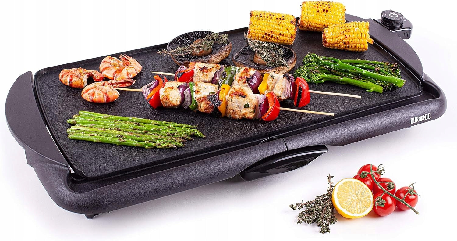 2000W Electric Grill, Nonstick Coating, Removable Tray