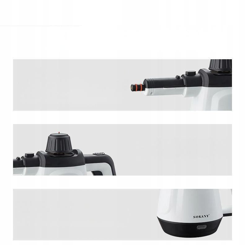 2000WSteam Cleaner Steam Mop Cleaning Set for Windows, Grout and Upholstery Type steam washer