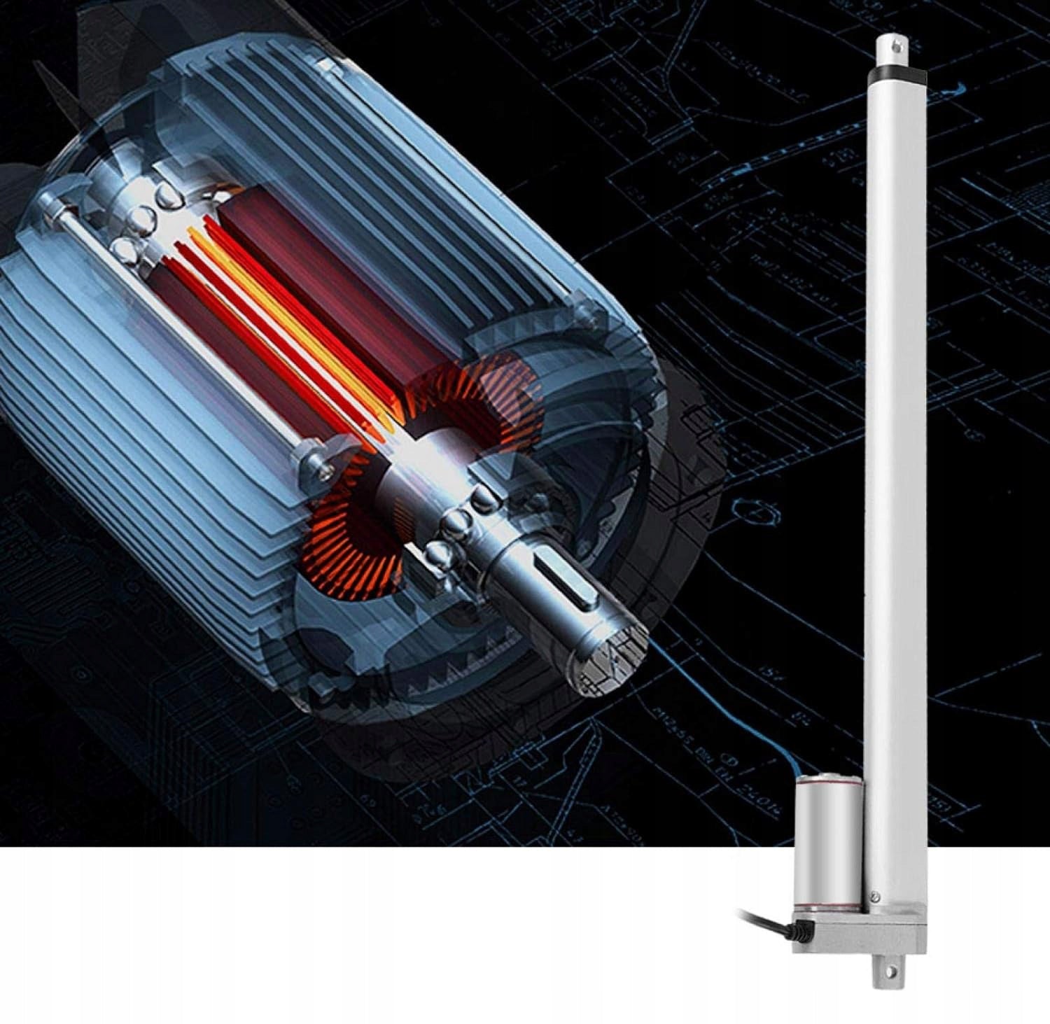 200MM 12V ELECTRIC LINEAR ACTUATOR FOR INDUSTRIAL TRANSPORTATION Drive type for garage doors