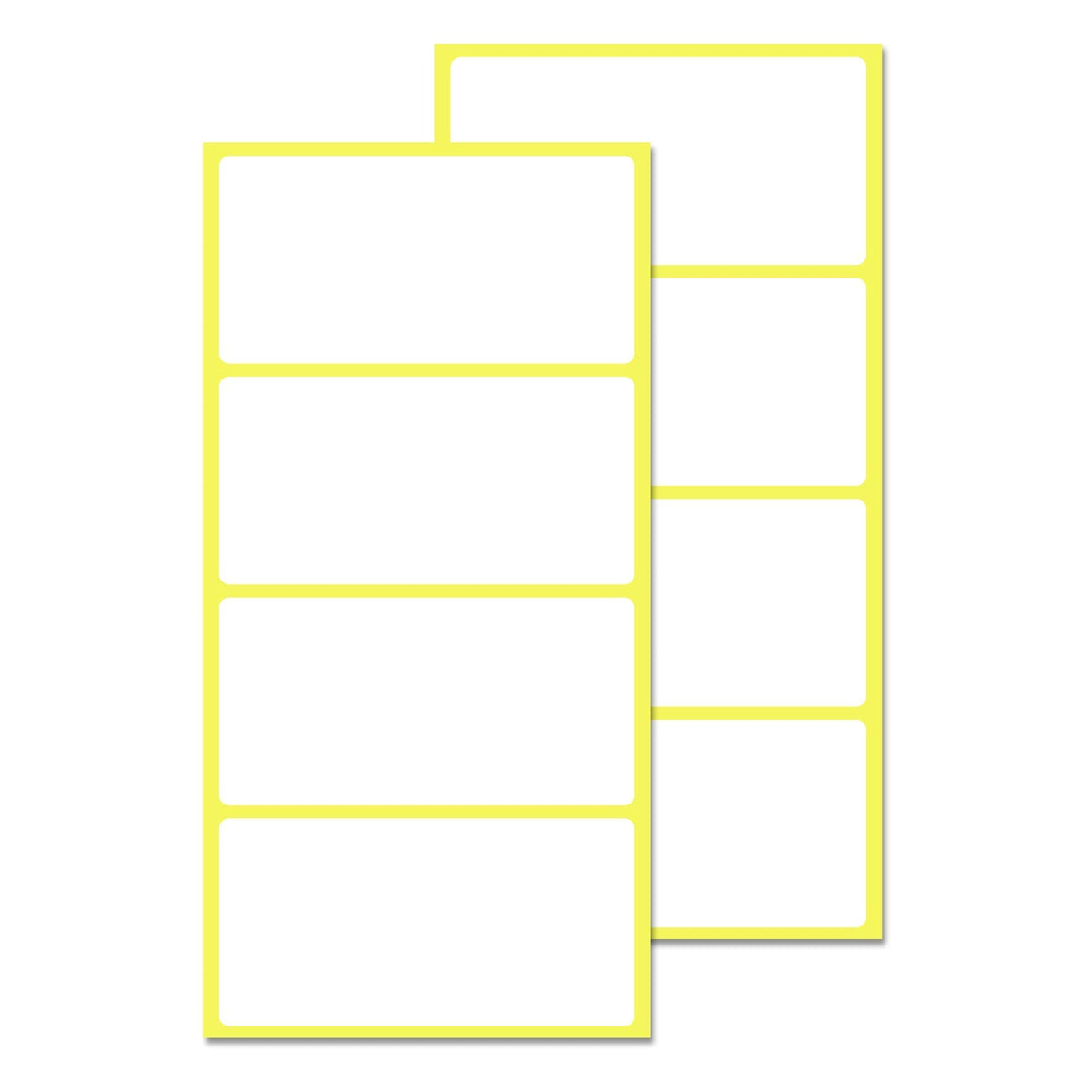 200PCS 100 X 50MM - LARGE WHITE PRICE STICKERS LABEL FOR HOME