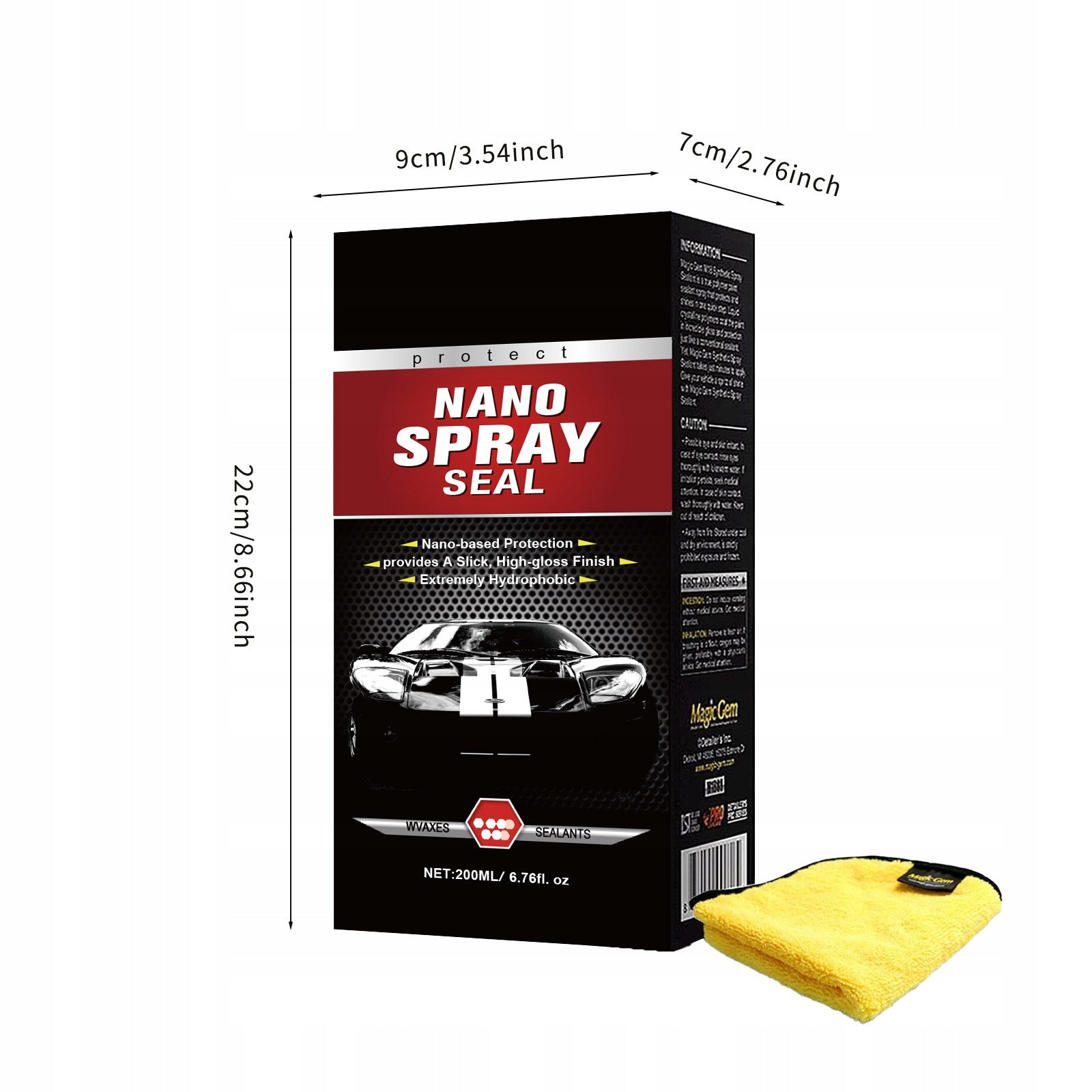 200ml Ceramic Wax For Varnish 3in1 Coating Protection Manufacturer no brand