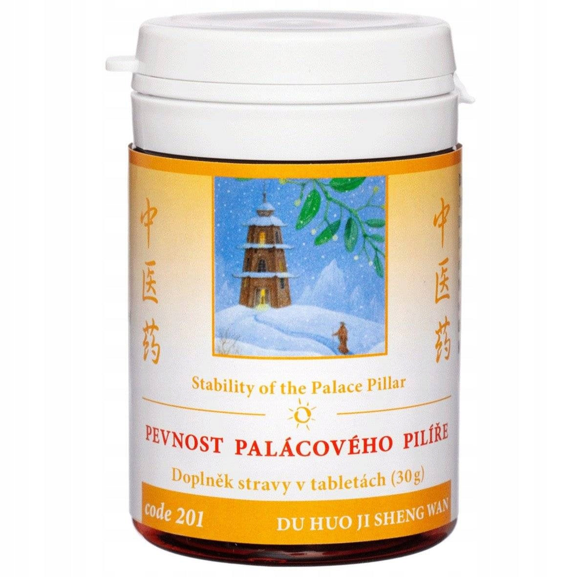 201 Stability of the palace pillar (DU HUO JI SHENG WAN), 100tbl (Bones)