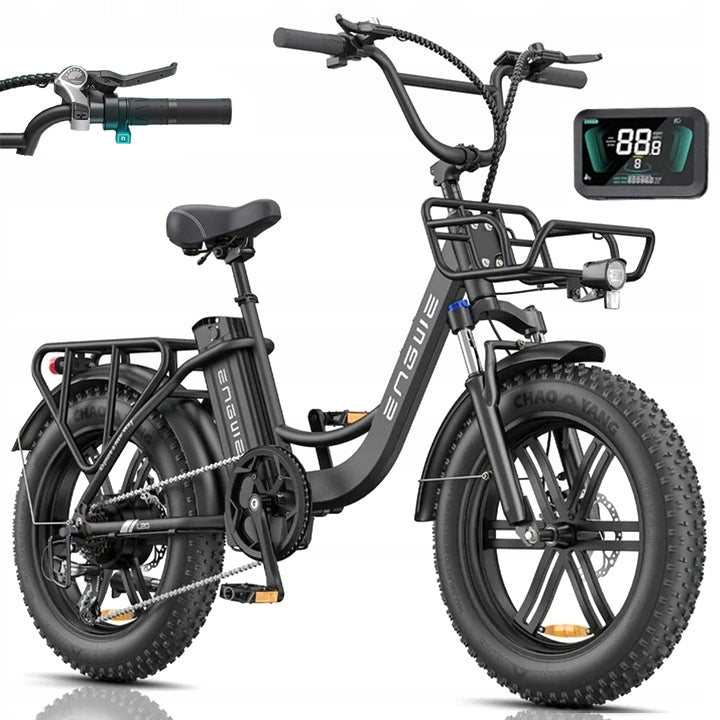2025 ENGWE L20 BOOST Electric Bike 48V 13AH 250W 48V 20*4 Fat Tires E-BIKE