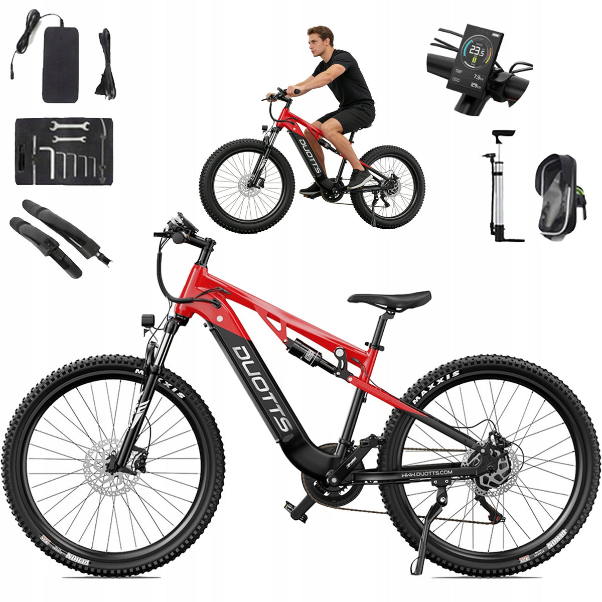 2025 Electric vehicles Duotts E29 BAFANG 720W 40KM/H Shimano 14 27.5" PL