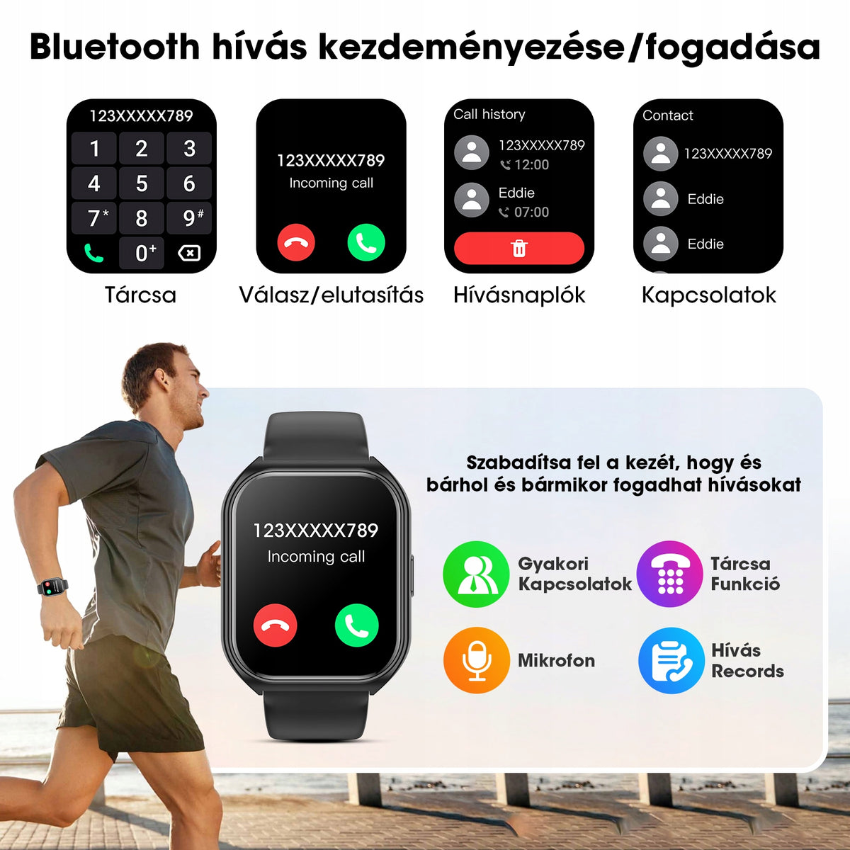 2025New Smart Watch, Bluetooth Call, Sports Tracker, Sports Watch Brand no brand