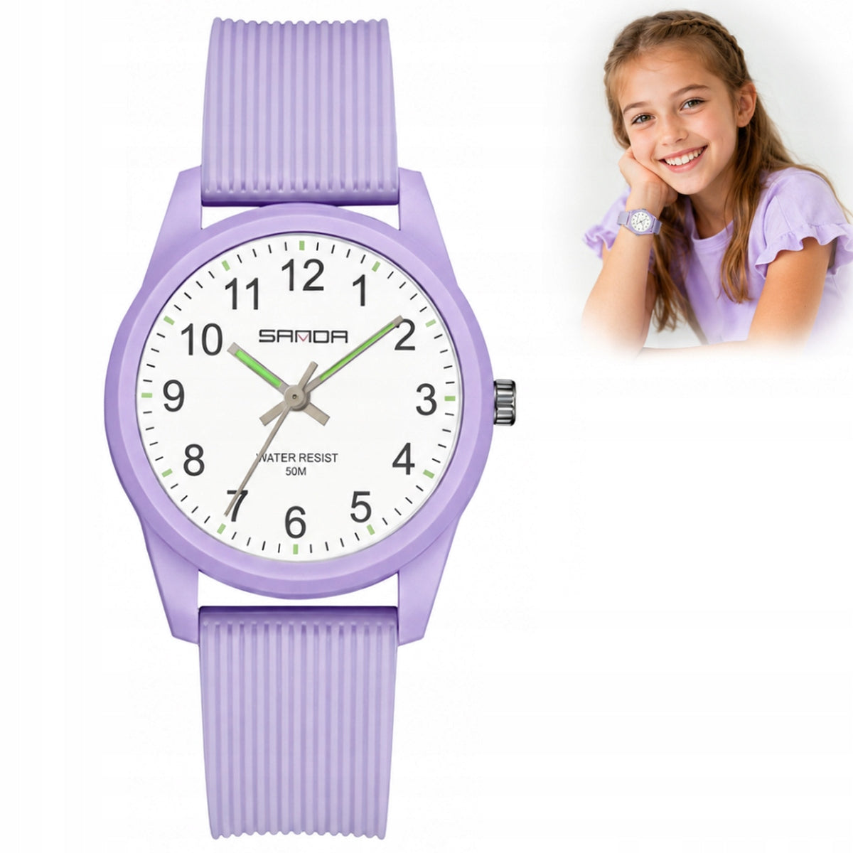 2026 Analog watch for children in 4+ years Waterproof NEW