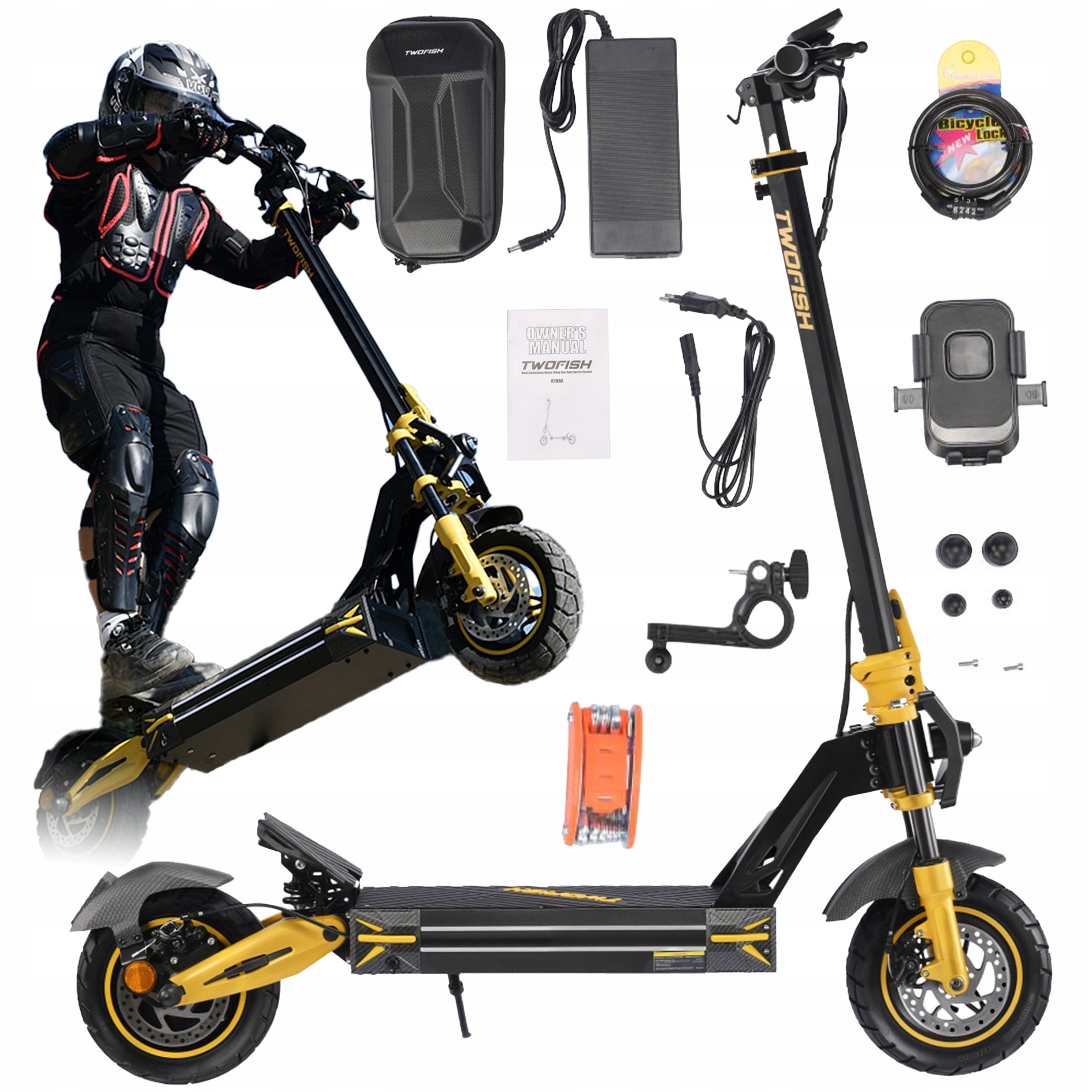 2026 ELECTRIC SCOOTER 1640W 20Ah NFC IPX4 10" 85KM High Performance