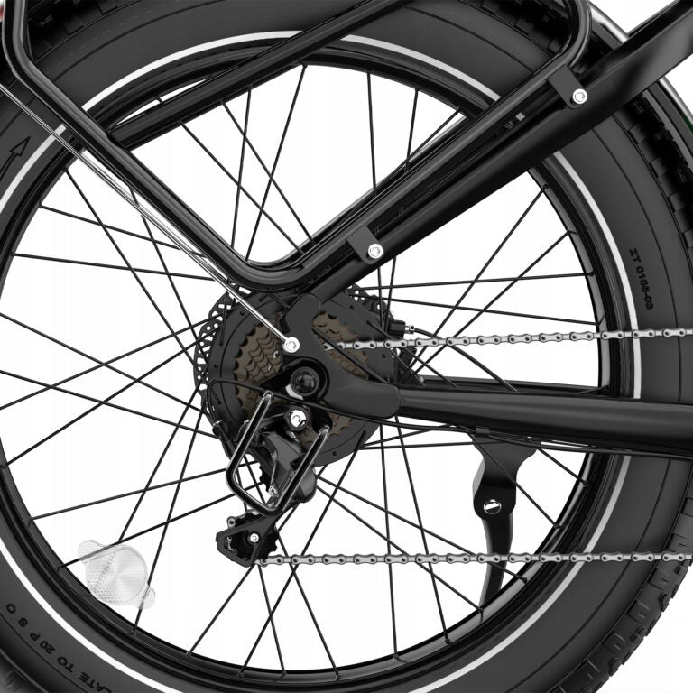 2026 Electric Bike OVIVO V6 Pro 18" Black | 250W Motor Range 150km Maximum rated power electric bike (under 250W)