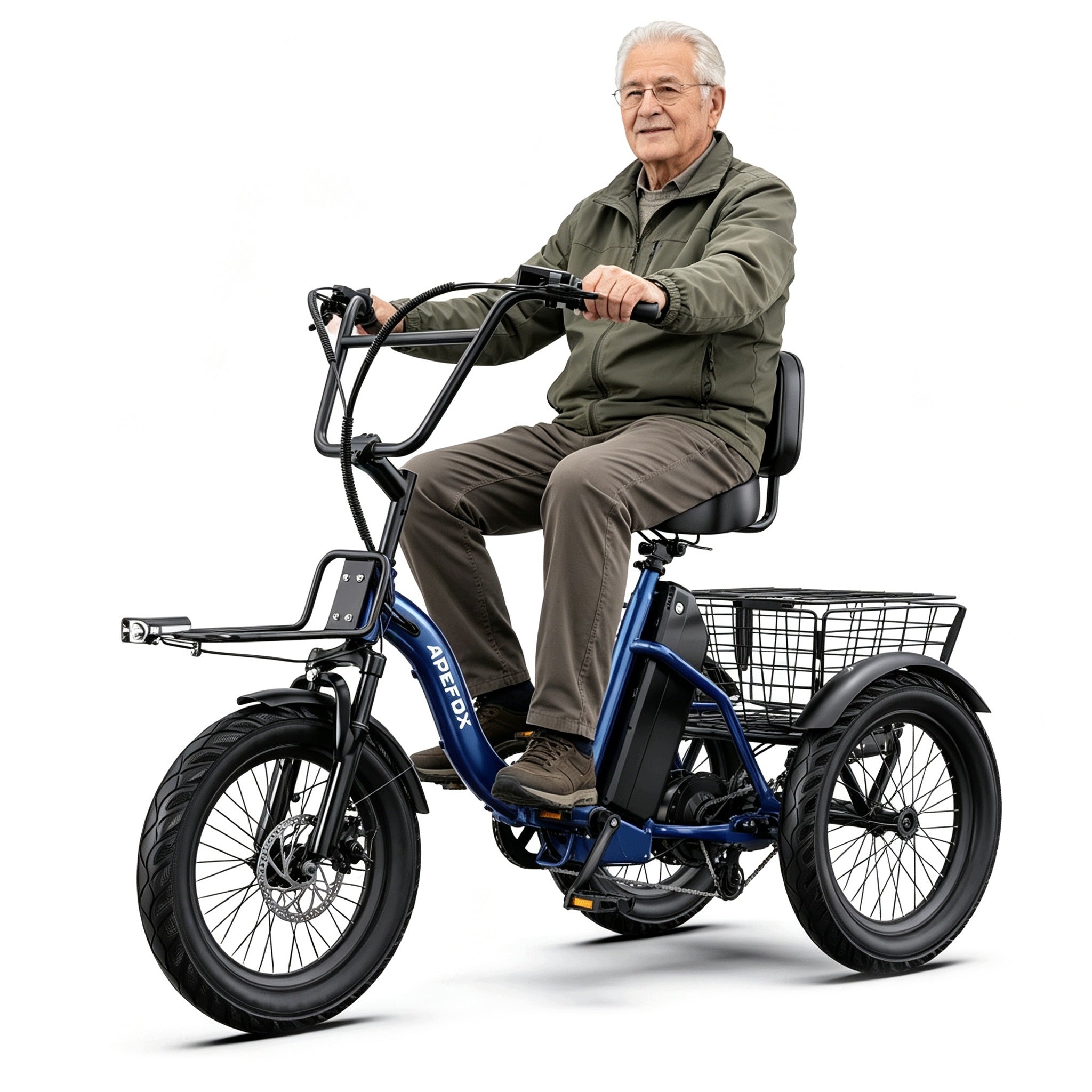 2026 Electric Tricycle APEFOX RH30 500W 25KM/H 15AH 18" PL