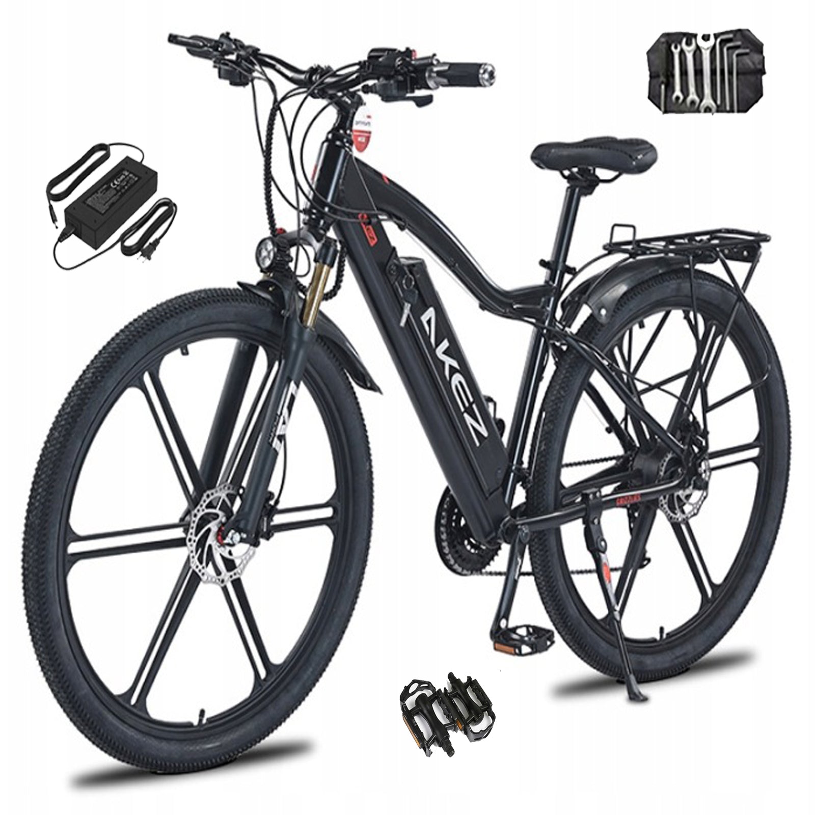 2026 Electric Vehicle 500W AKEZ 29" oil brake 27 speed 48V13AH 30KM/H MTB
