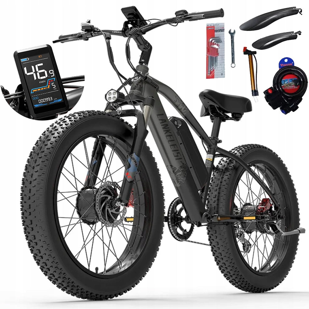 2026 Electric vehicle LANKELEISI 2000W 51KM/H 20AH oil brake