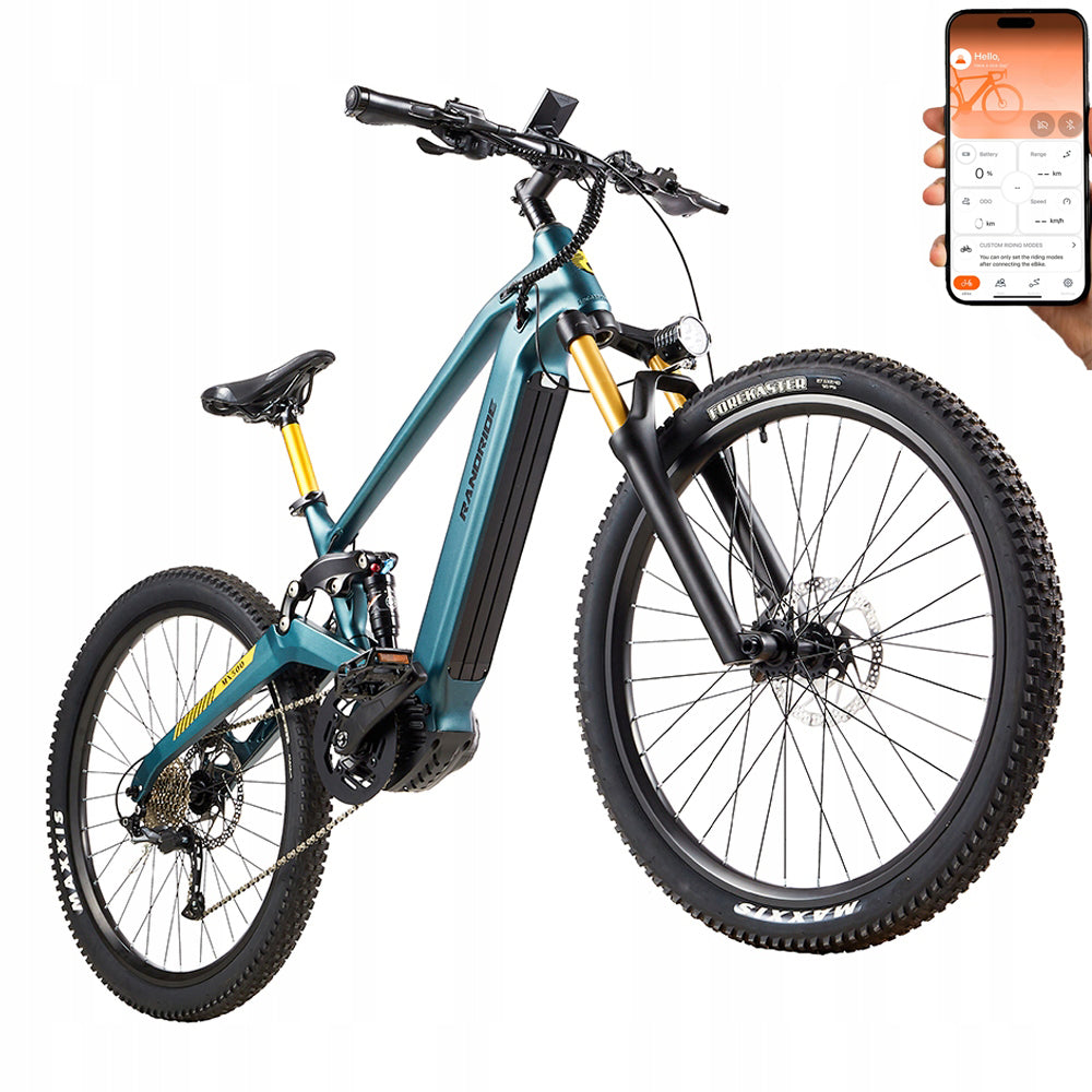 2026 Electric vehicle RANDRIDE BAFANG Mid-drive 500W 48V 15Ah Samsung