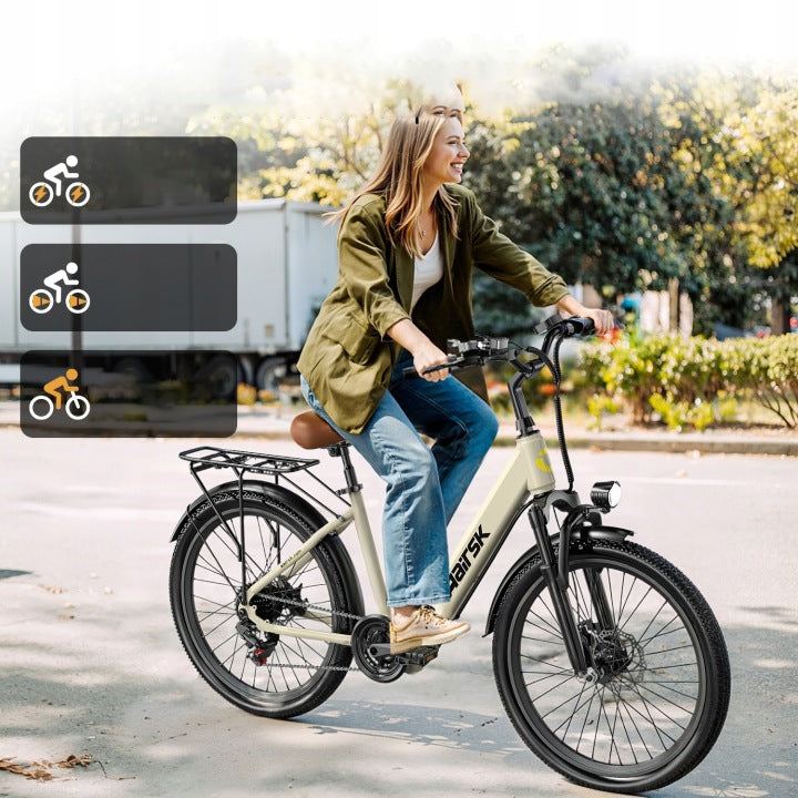 2026 Ladies Aairsk SU7 Urban Commuter E-Bike 250W 36V 10Ah 80KM Maximum rated power electric bike (under 250W)