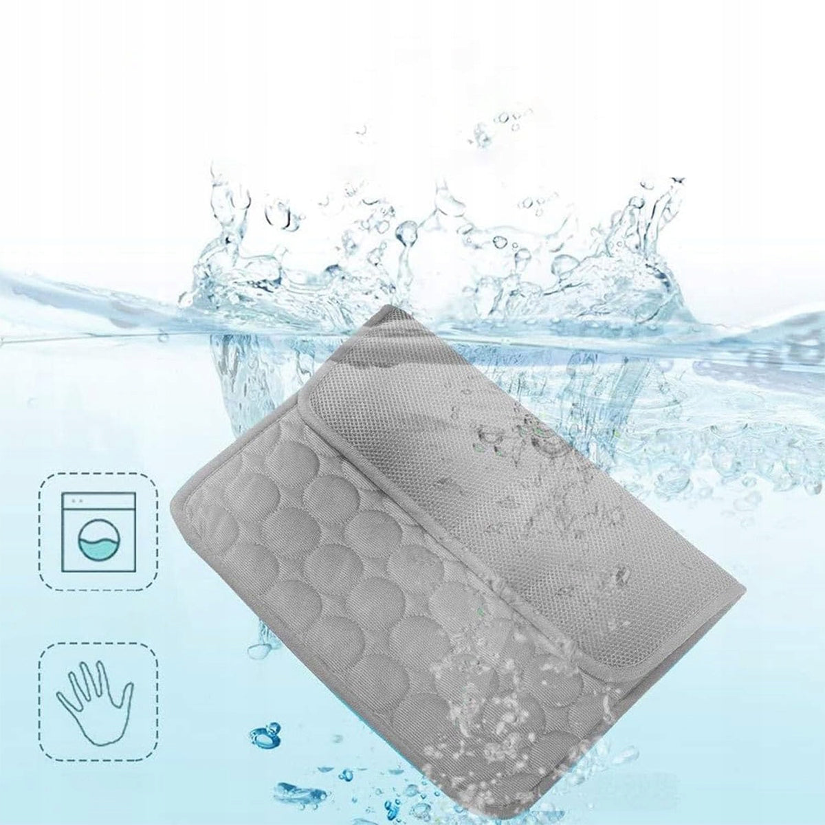 2026 NEW Cat Dog Cooling Mat Bed XL 100x75cm Shape rectangular