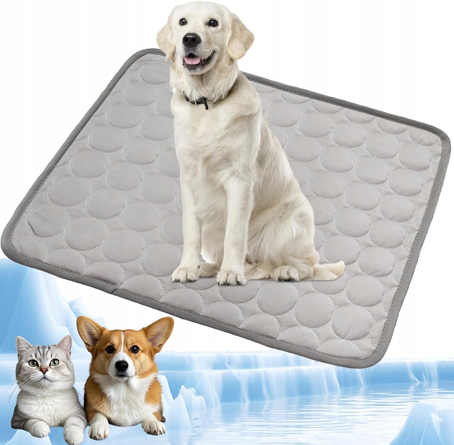 2026 NEW Cat Dog Cooling Mat Bed XL 100x75cm