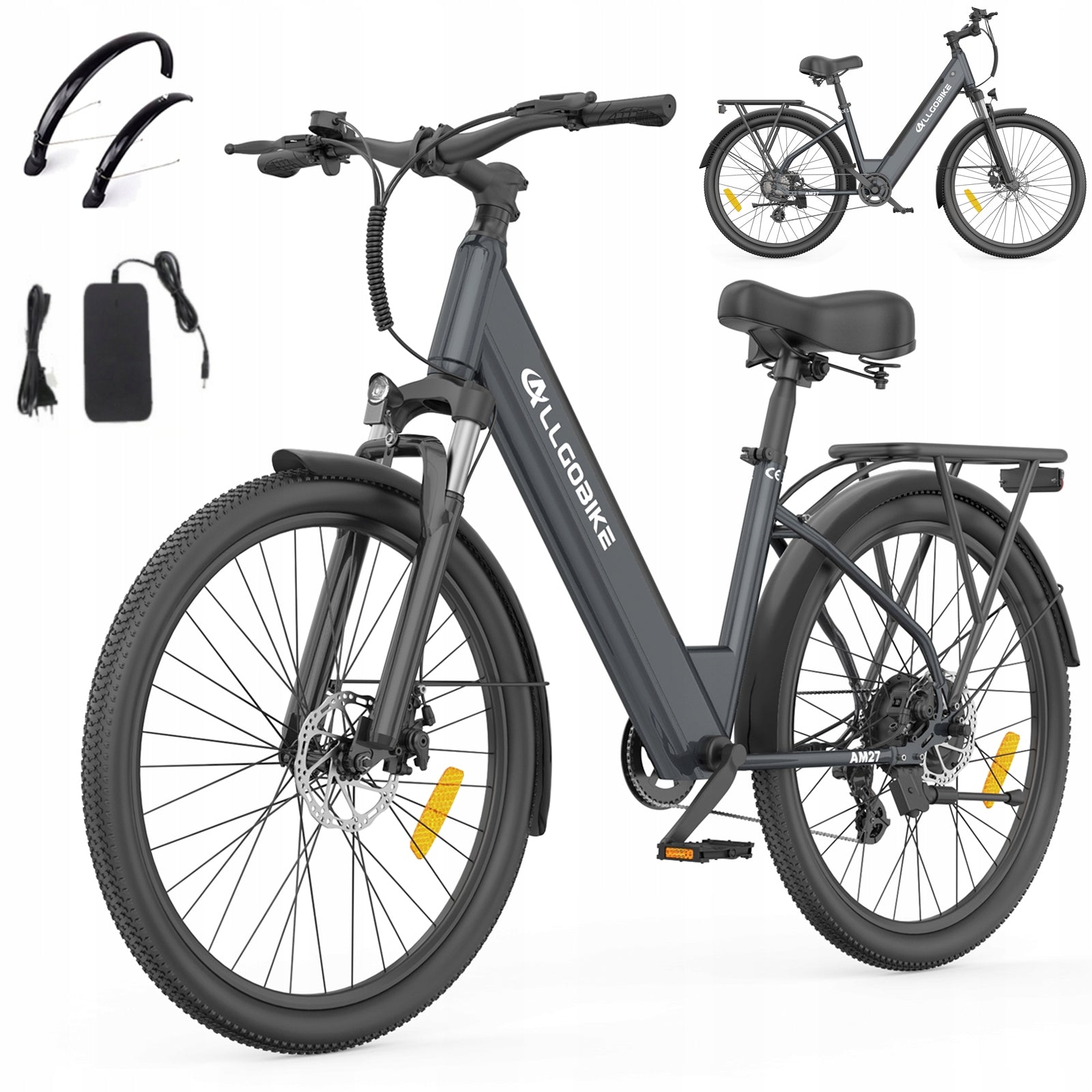 2026 NEW Women's/Men's E-Bike 250W 36V15AH 100km e-bike 27.5" PL