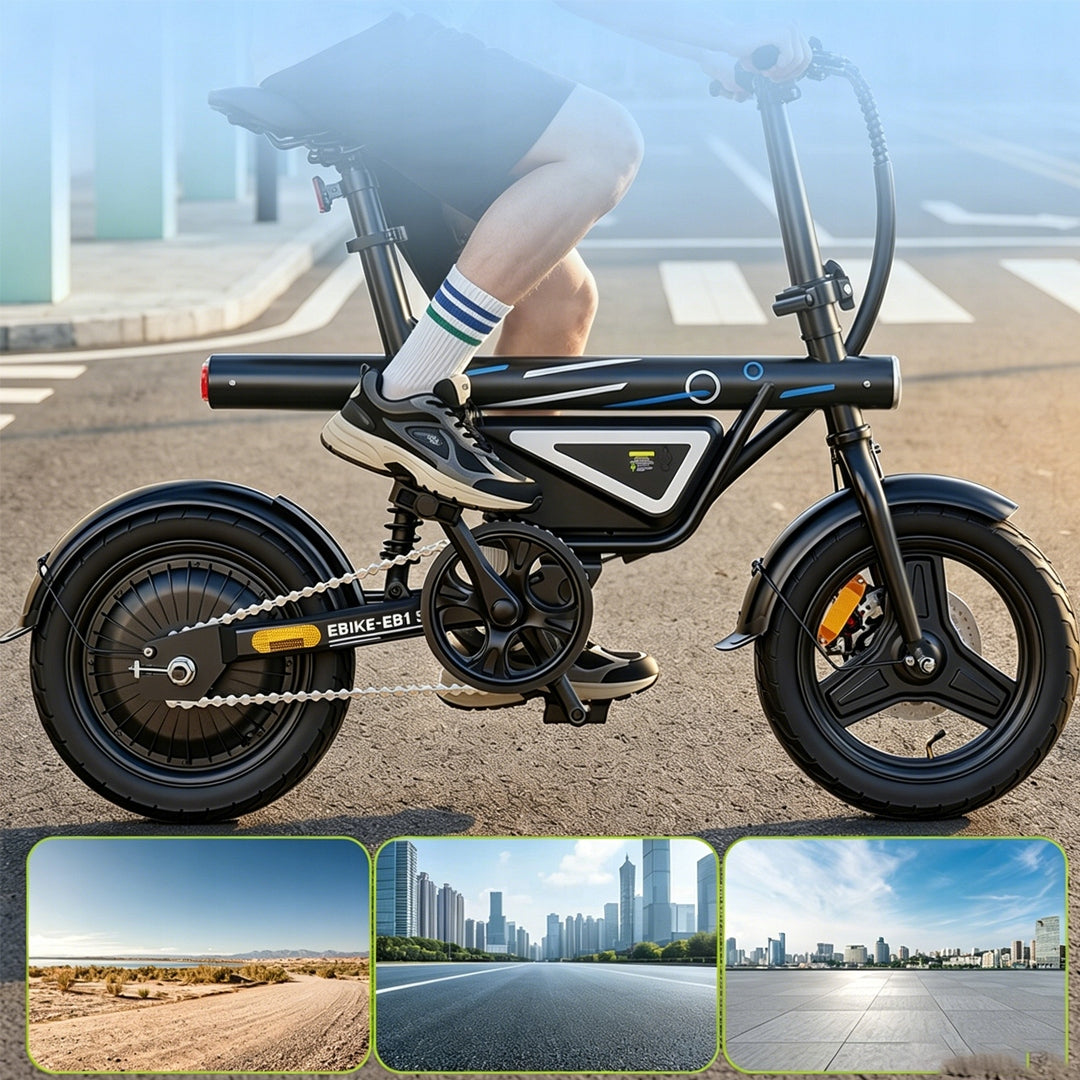 2026 New IScooter EB1S Electric Bike 25 km/h 50km range 250W 36V12Ah EU Model IScooter EB1S