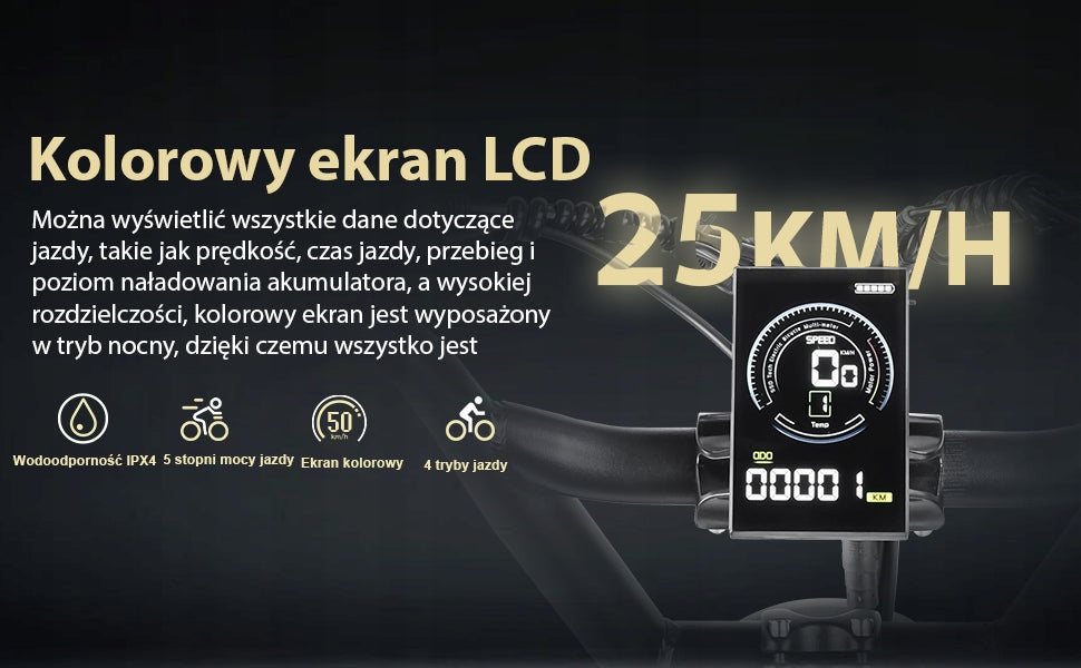 2026 ROWER ELEKTRYCZNY E6 2.0, 250 W 720 WH, 20" 7-BIEGOWY SHIMANO Model Elekwheels E6 2.0