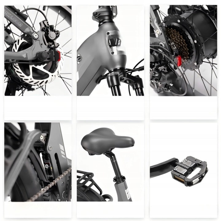 2026 TTGO F7 Folding Electric Bike 250W 70Nm 140km 48V15Ah 7 Speed Maximum rated power electric bike (under 250W)