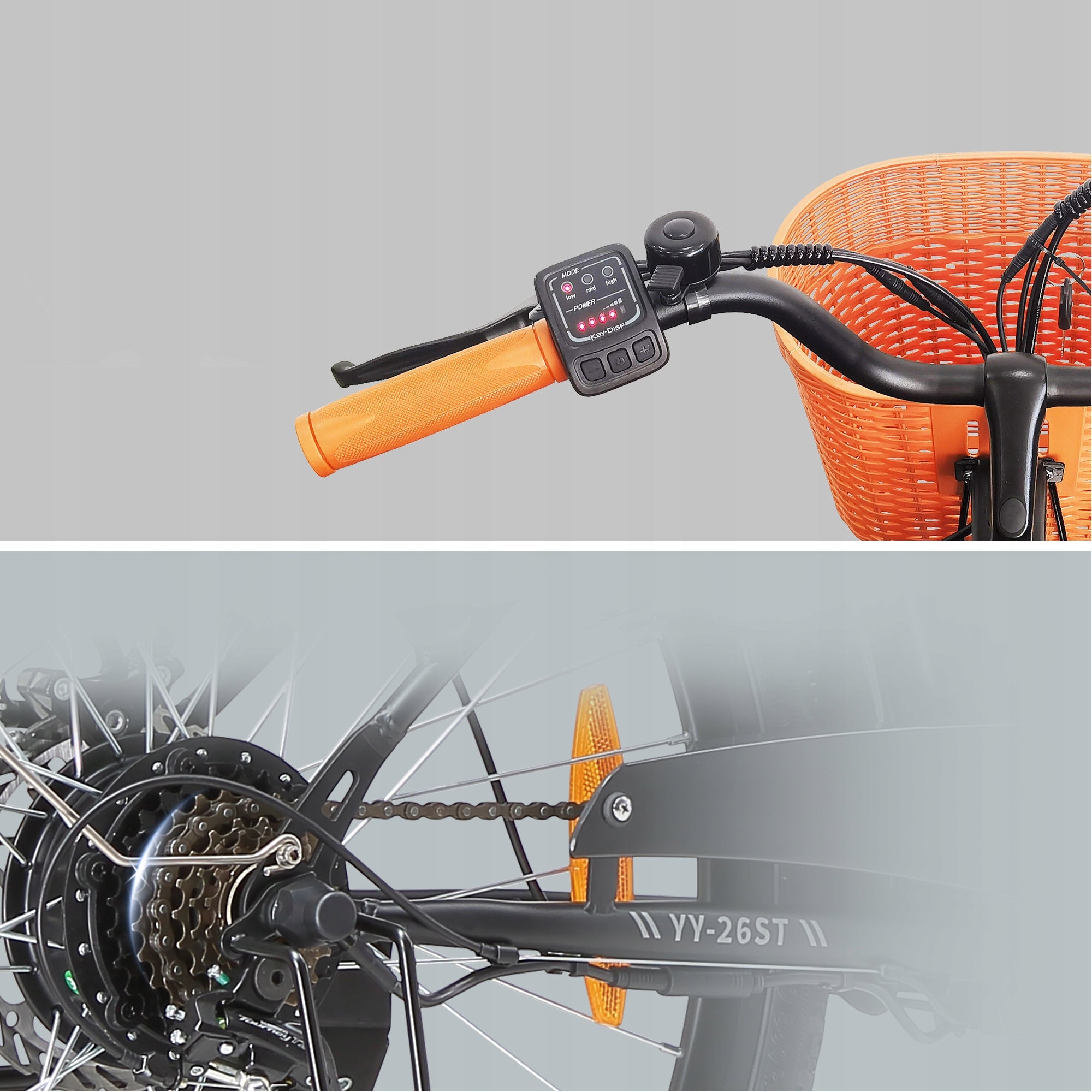2026 TTGO YY-26 ST Men's/Women's Electric Bike 250W 14.5AH 25KM/H 75KM 26“ Maximum rated power electric bike (under 250W)