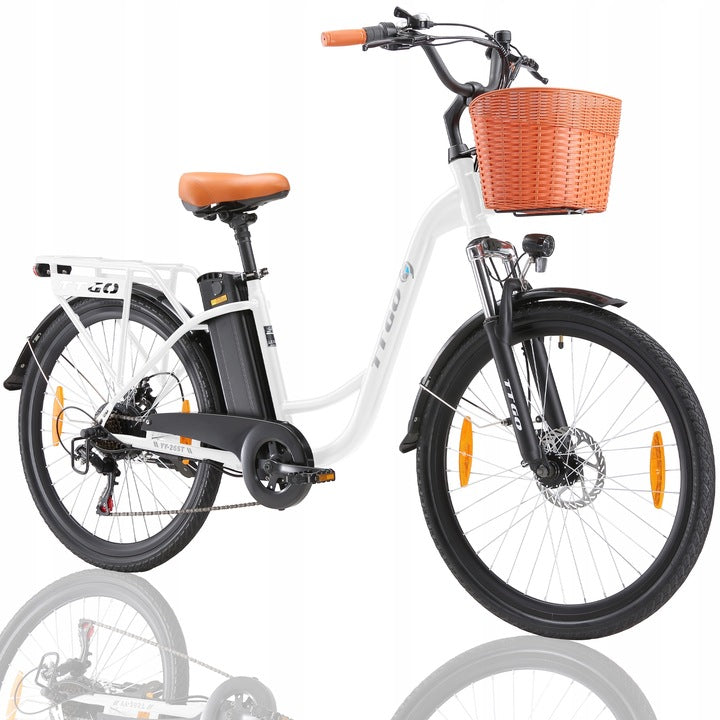 2026 TTGO YY-26 ST Men's/Women's Electric Bike 250W 14.5AH 25KM/H 75KM 26“ Packaging status original