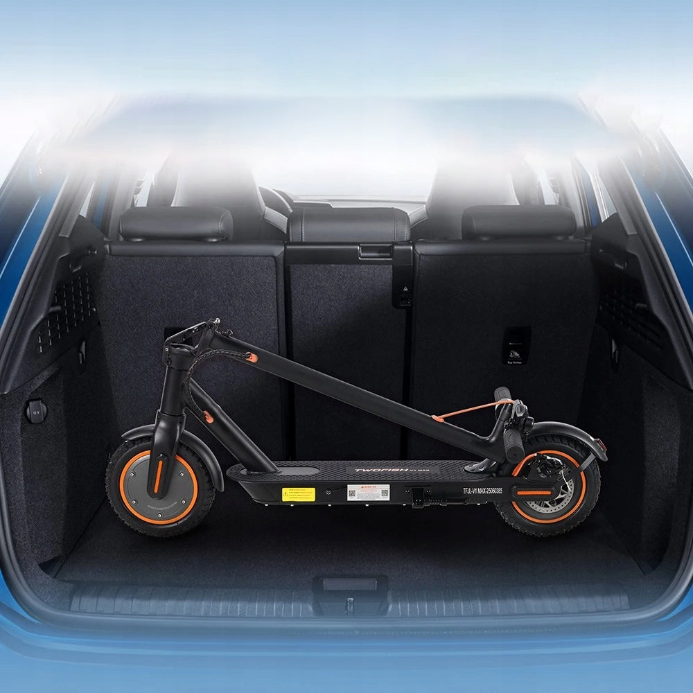 2026 TWOFISH V1 MAX Electric Scooters 500W 36V/10.4Ah 30KMh 10" APP Color black