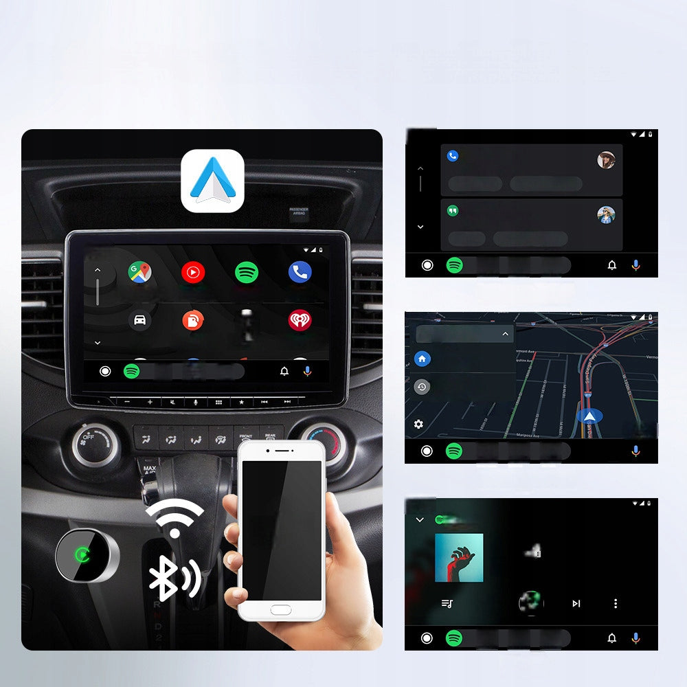 2026 Upgraded Wireless Carplay Android Auto Adapter Plug&Play Ai Box Manufacturer code 2026 Ulepszony bezprzewodowy Carplay