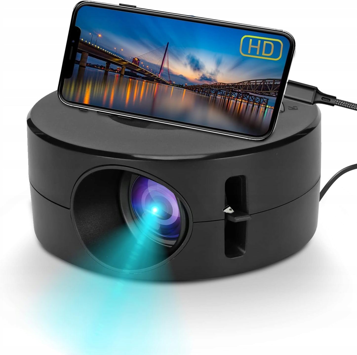 2026LED Projector Christmas Gift Projector Portable Phone