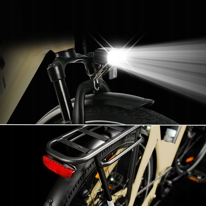 2026TTGO C3 SE Electric Bike 250W 36V 18AH 25KM/H 120KM 28''City PL- Black Brand TTGO