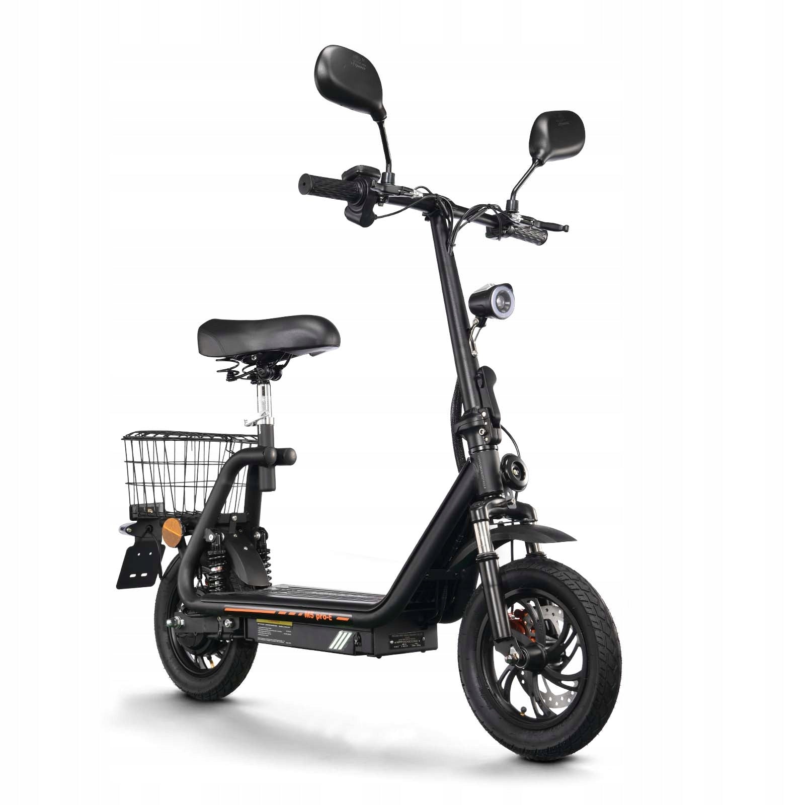 2026TWOFISH M5 PRO-E EEC Electric Vehicle Black, 500W, 40 km/h with Seat Packaging status original