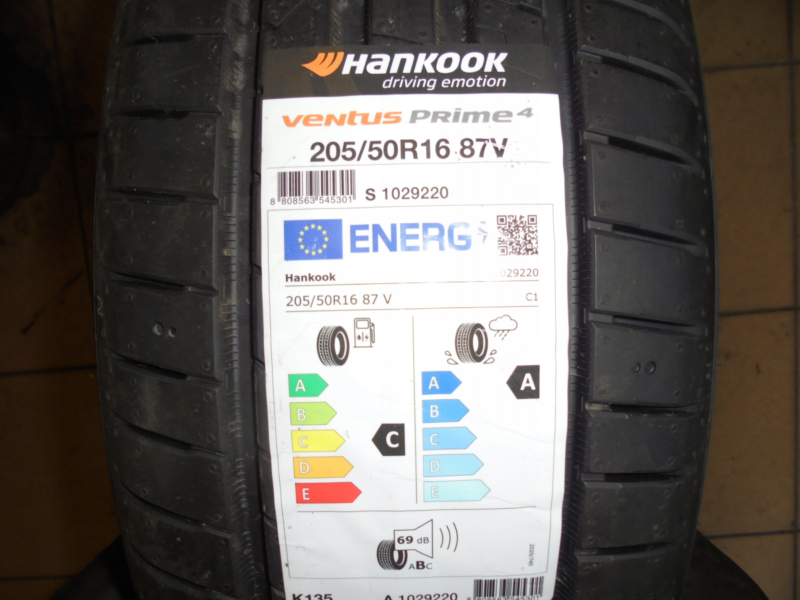 205/50R16 Hankook Ventus Prime 4 K135