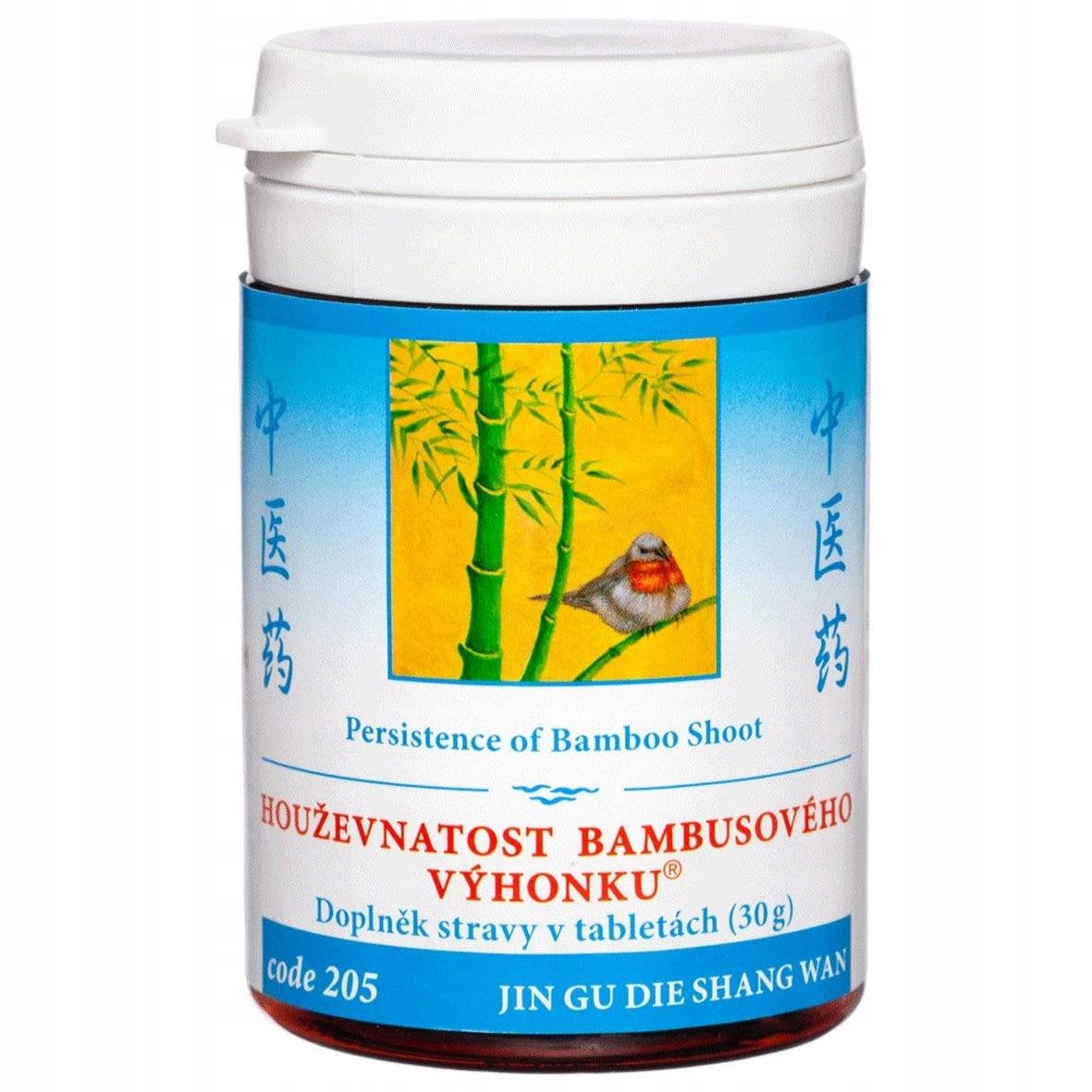 205 Durability of bamboo shoots (JIN GU DIE SHANG WAN), 100 tbl (Muscle pain)