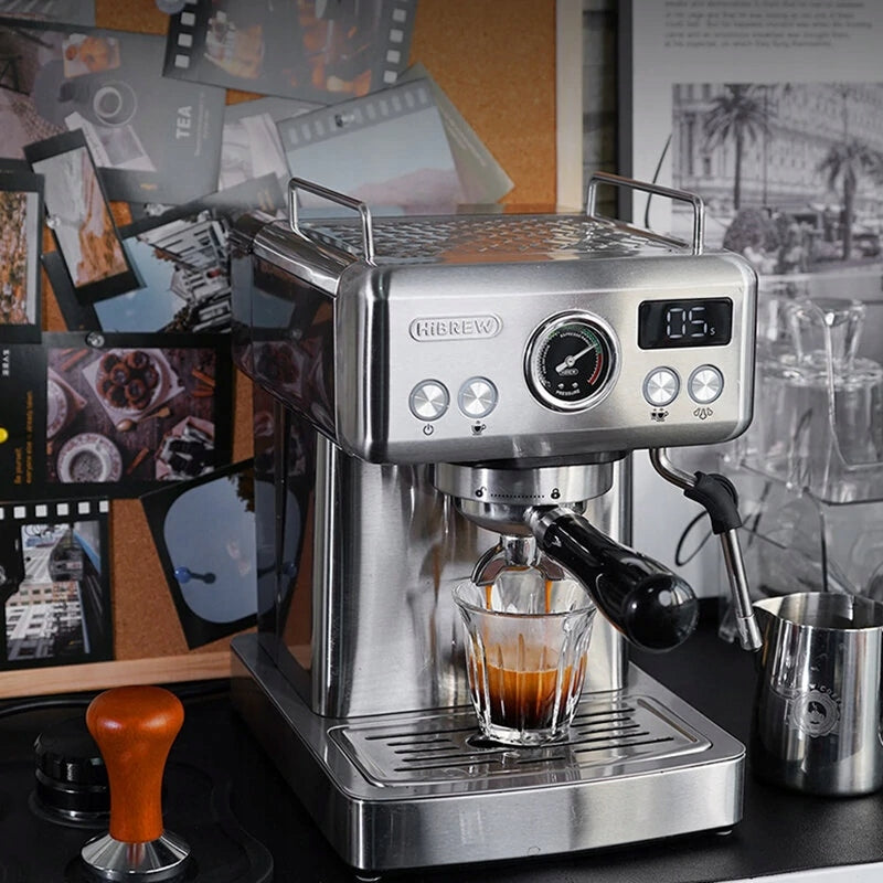20Bar Semi Auto Espresso Coffee Maker Machine Temperature Adjustable H10A Manufacturer code H10A-GRAY