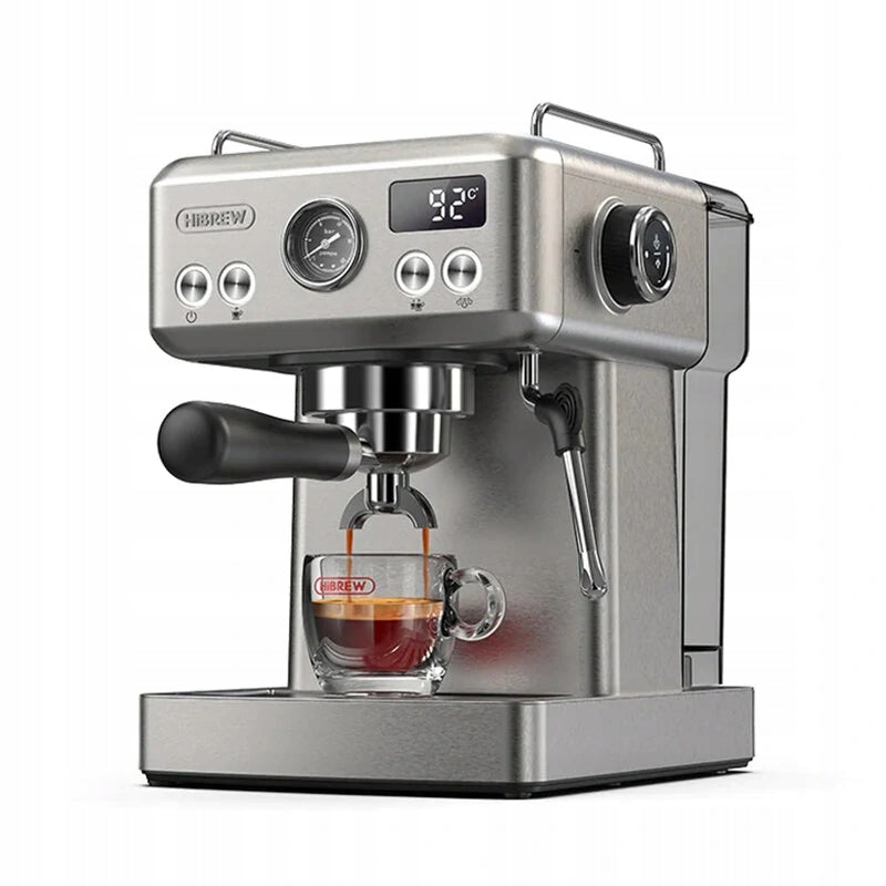 20Bar Semi Auto Espresso Coffee Maker Machine Temperature Adjustable H10A