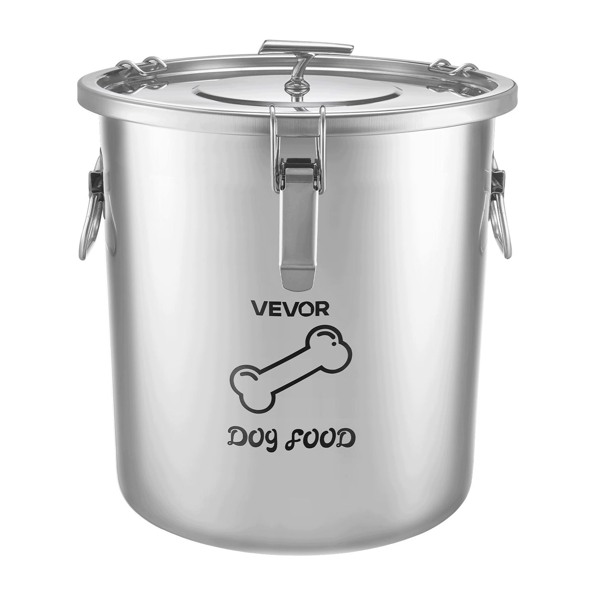 20L Stainless Steel Dog Food Container with Airtight Lid