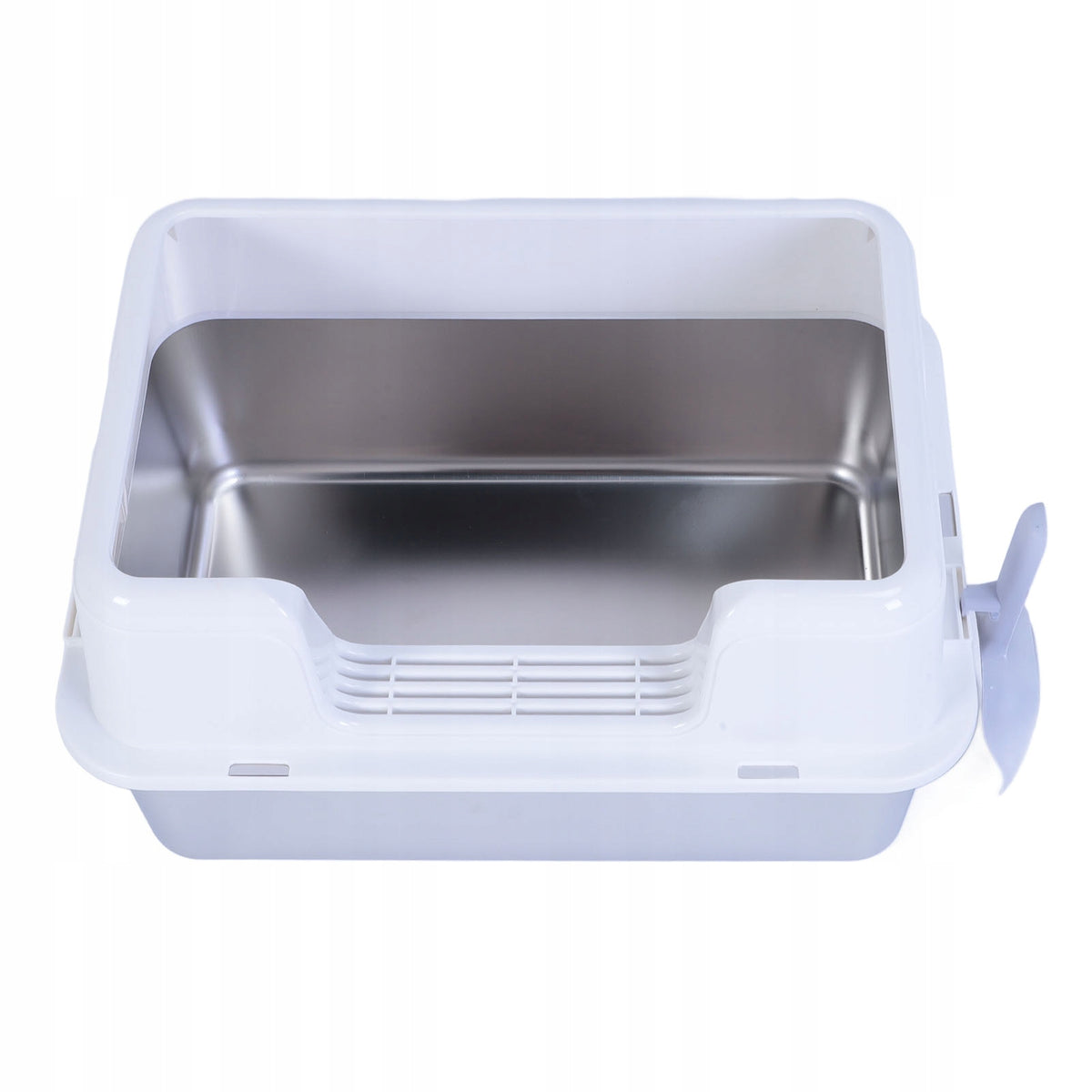 20L Stainless Steel Metal Litter Box Easy to Clean LM