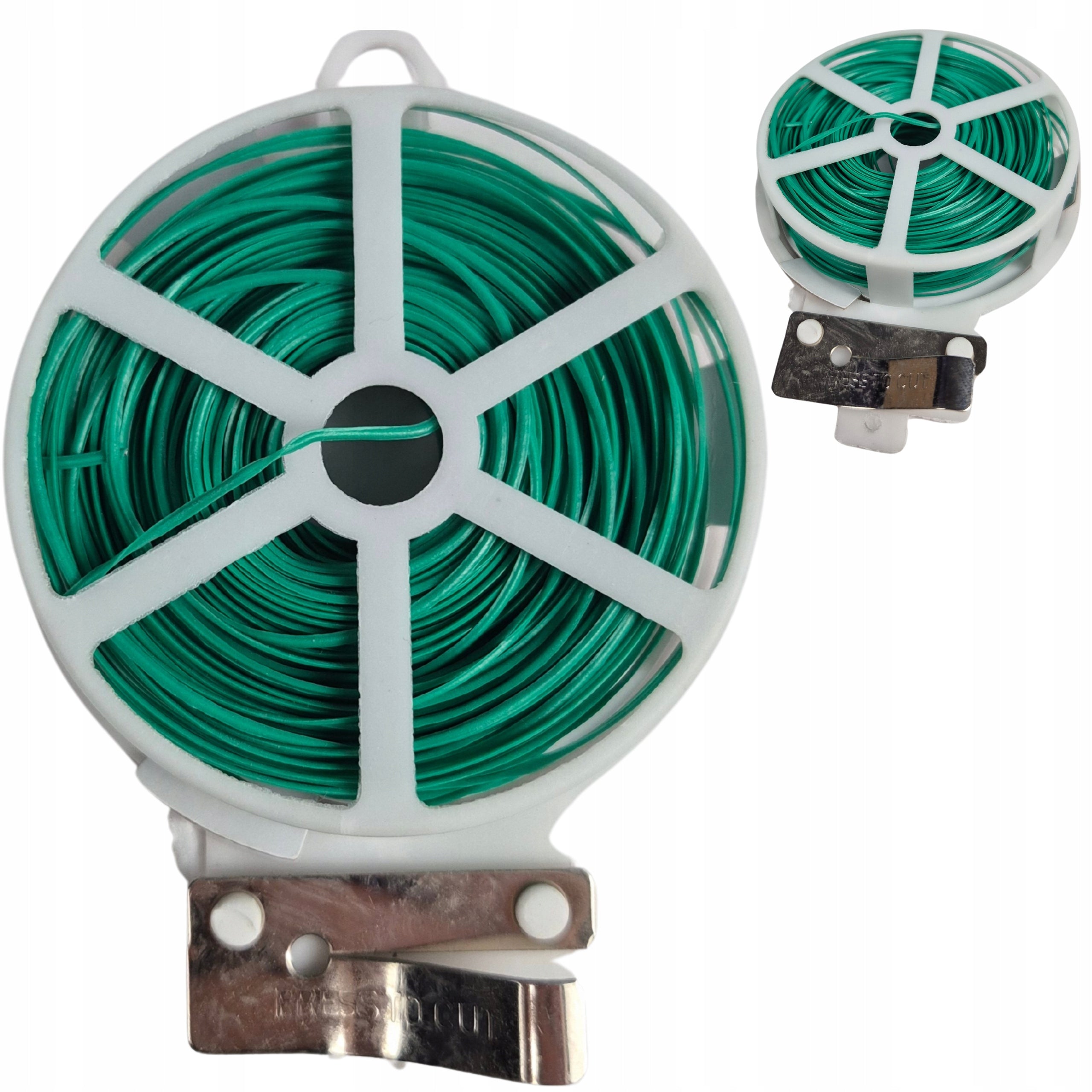 20M GARDEN WIRE FOR LIGATING FLOWER TOMATO PLANTS WITH CLIPPER