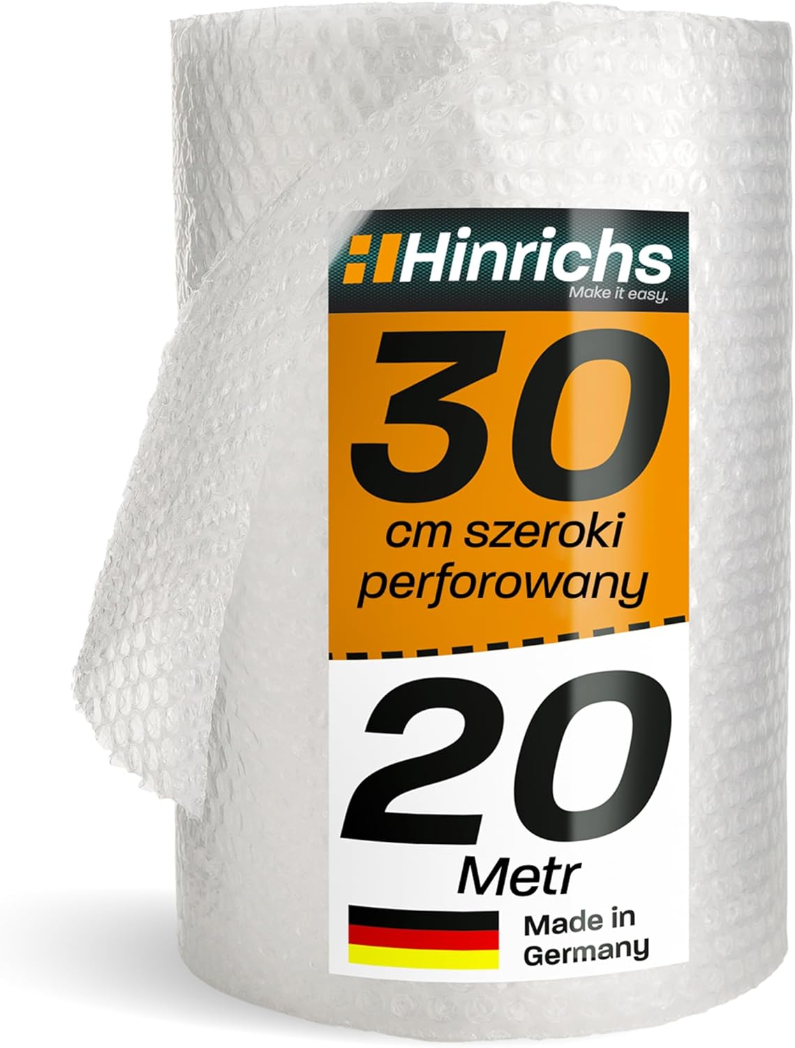 20M X 30CM PERFORATED BUBBLE FILM FOR SHIPPING PACKAGING