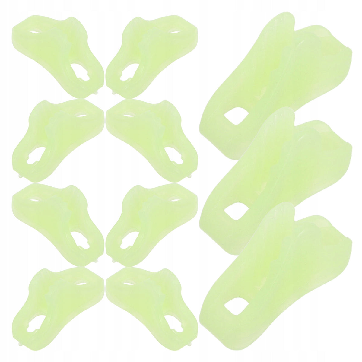 20PCS GREEN CAMPING BUCKLE DURABLE TENT ROPE TENSIONER WITH ANTI-SLIP Manufacturer code 20316455