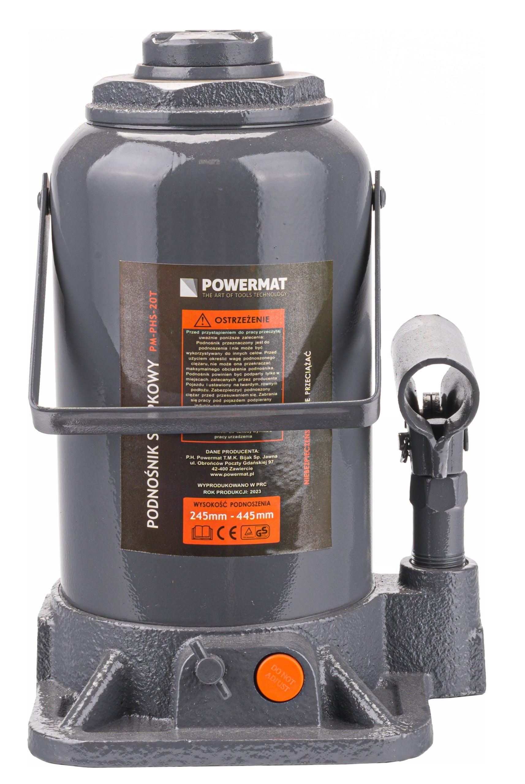 20T JACK BOLLARD HYDRAULIC JACK Brand Powermat