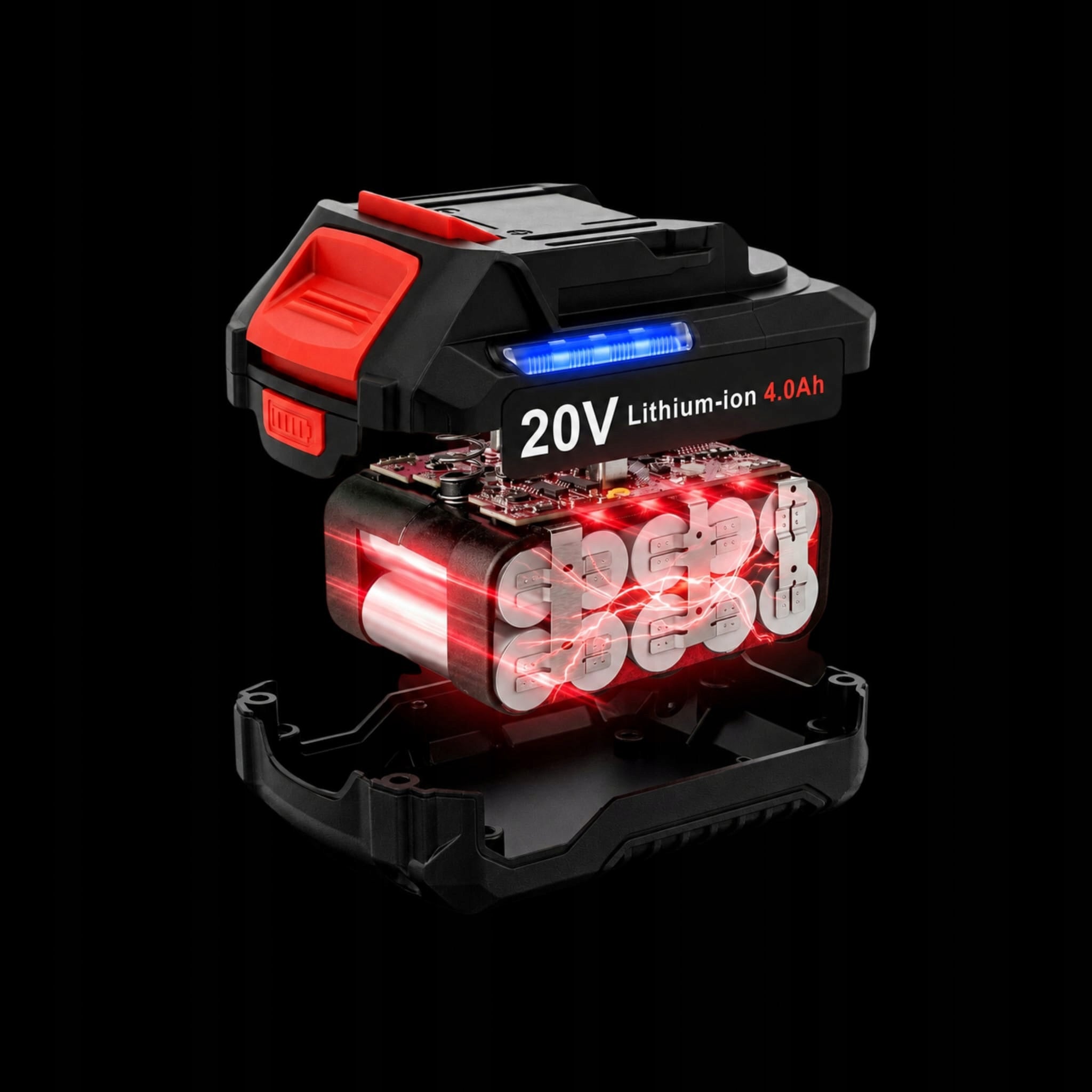 20V 4AH Li-Ion BATTERY FAST CHARGING LONG LED WORKING TIME Manufacturer code TA8056