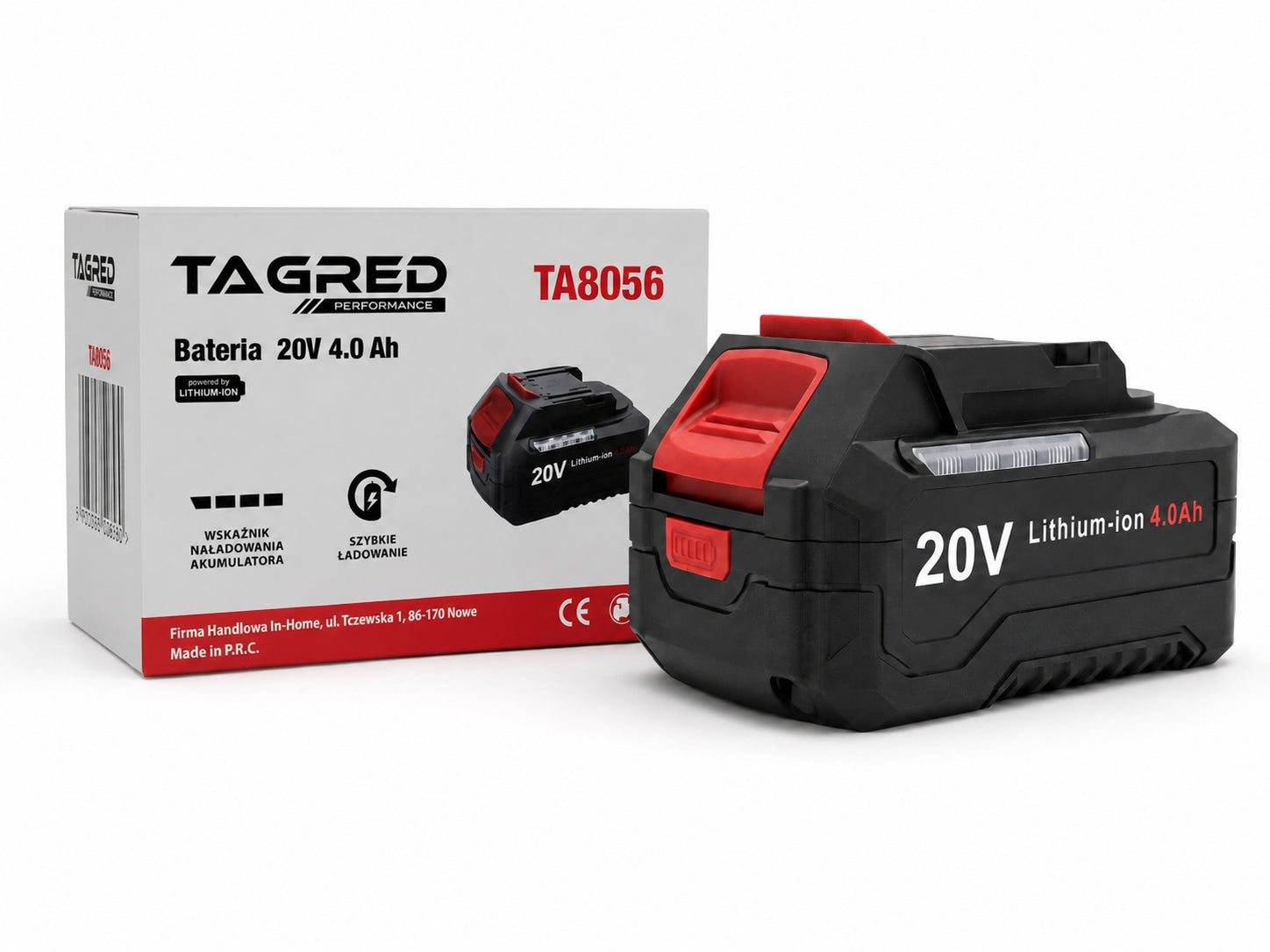 20V 4AH Li-Ion BATTERY FAST CHARGING LONG LED WORKING TIME