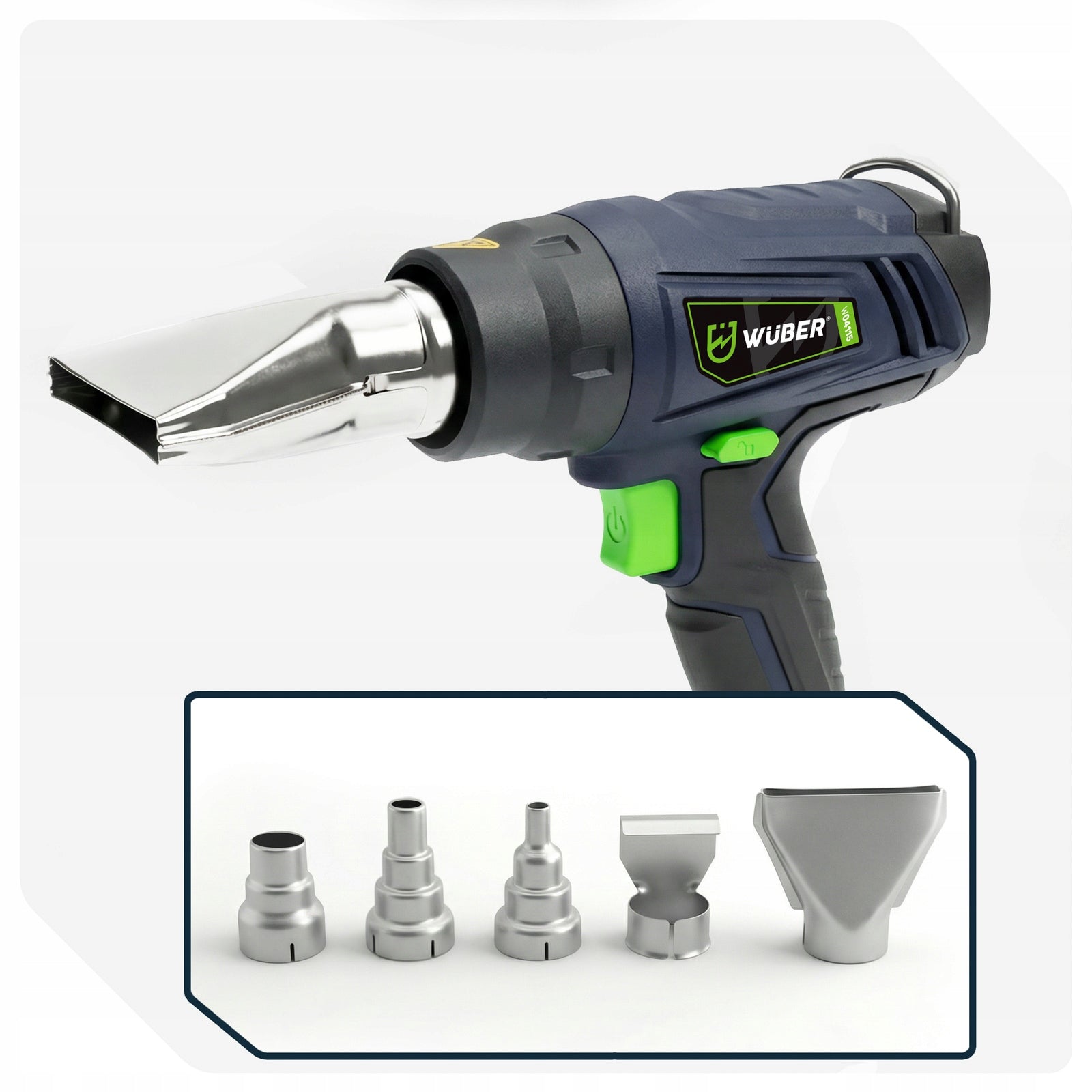 20V CORDLESS HEAT GUN SMOOTH TEMPERATURE CONTROL 50-500°C LCD STRONG Packaging status original