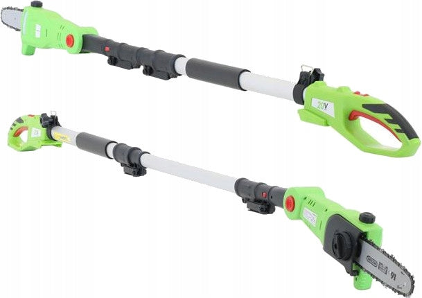 20V CORDLESS TELESCOPIC SAW BLADE ON BRANCH BOOM Brand 4Garden