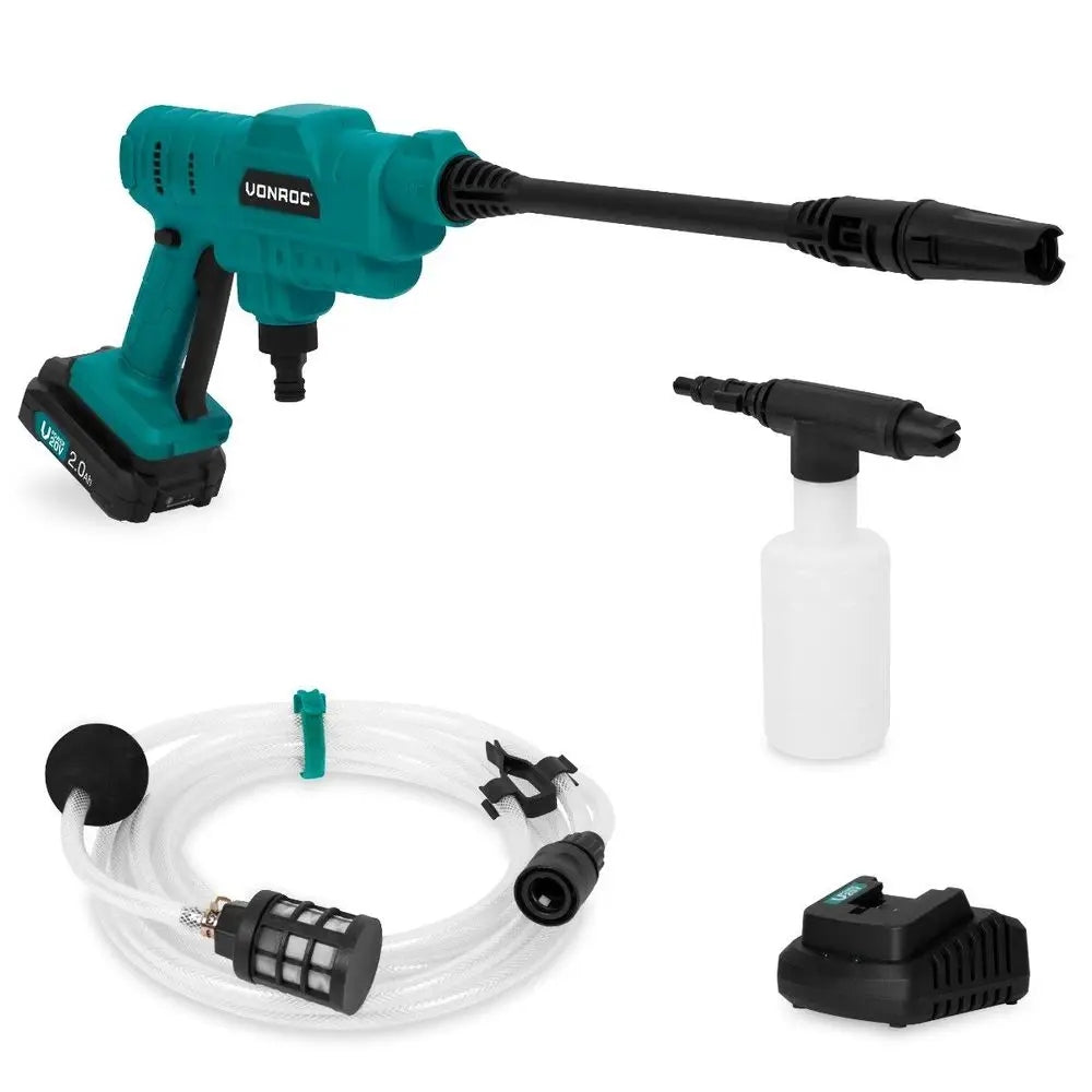 20V Cordless Pressure Washer | Includes aku 2,0Ah and Charger