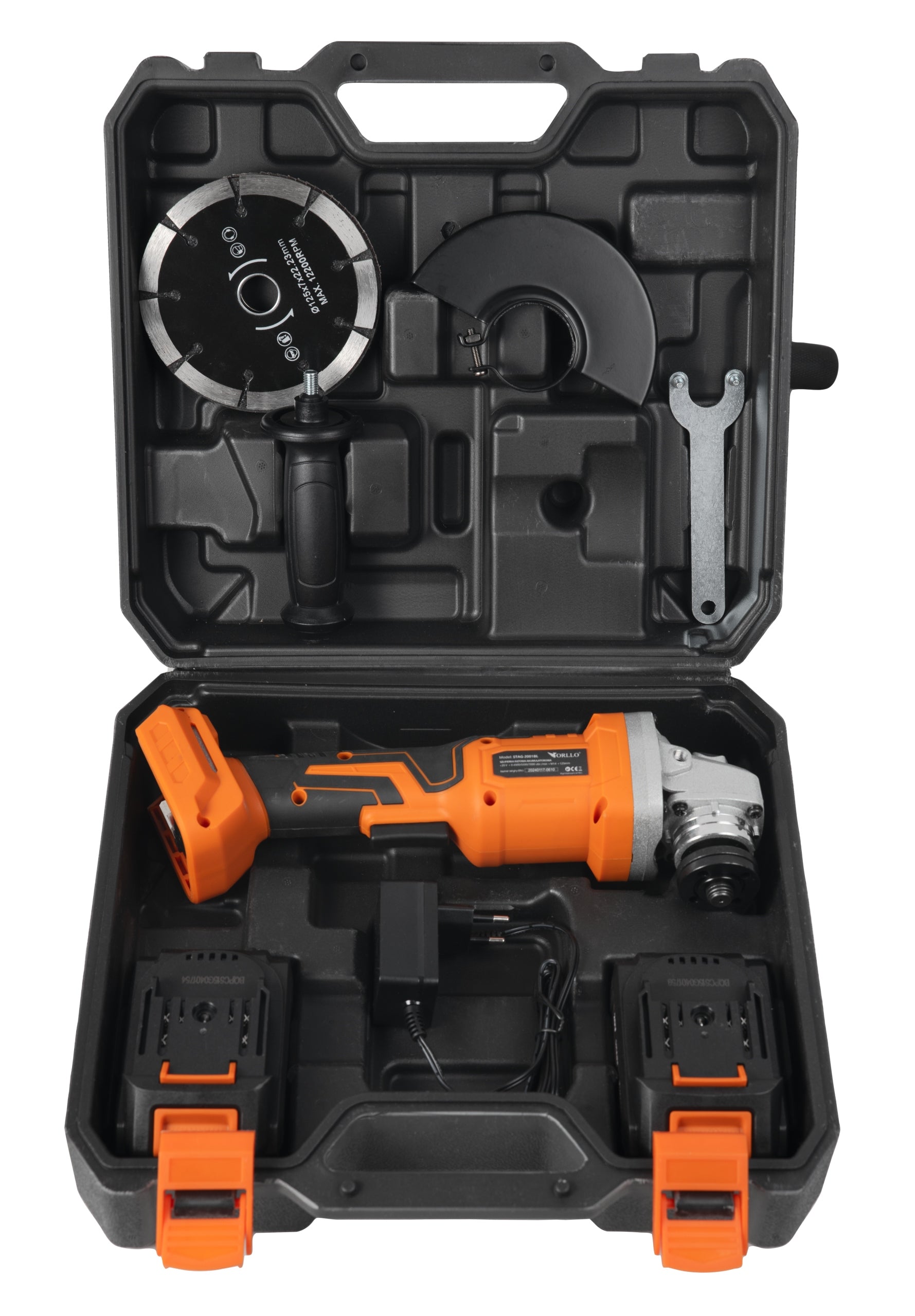 20V DIAX Cordless Angle Grinder with Suitcase Set of Discs + FREEBIE EAN (GTIN) 5905972129009